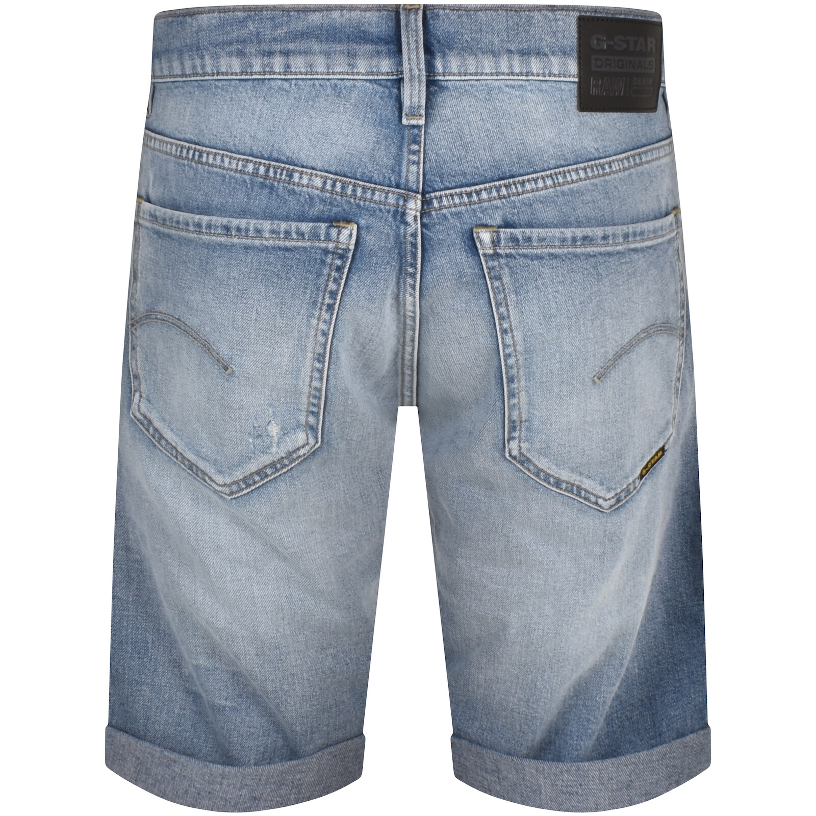 Shop G-star G Star Raw Mosa Denim Shorts Light Wash Blue