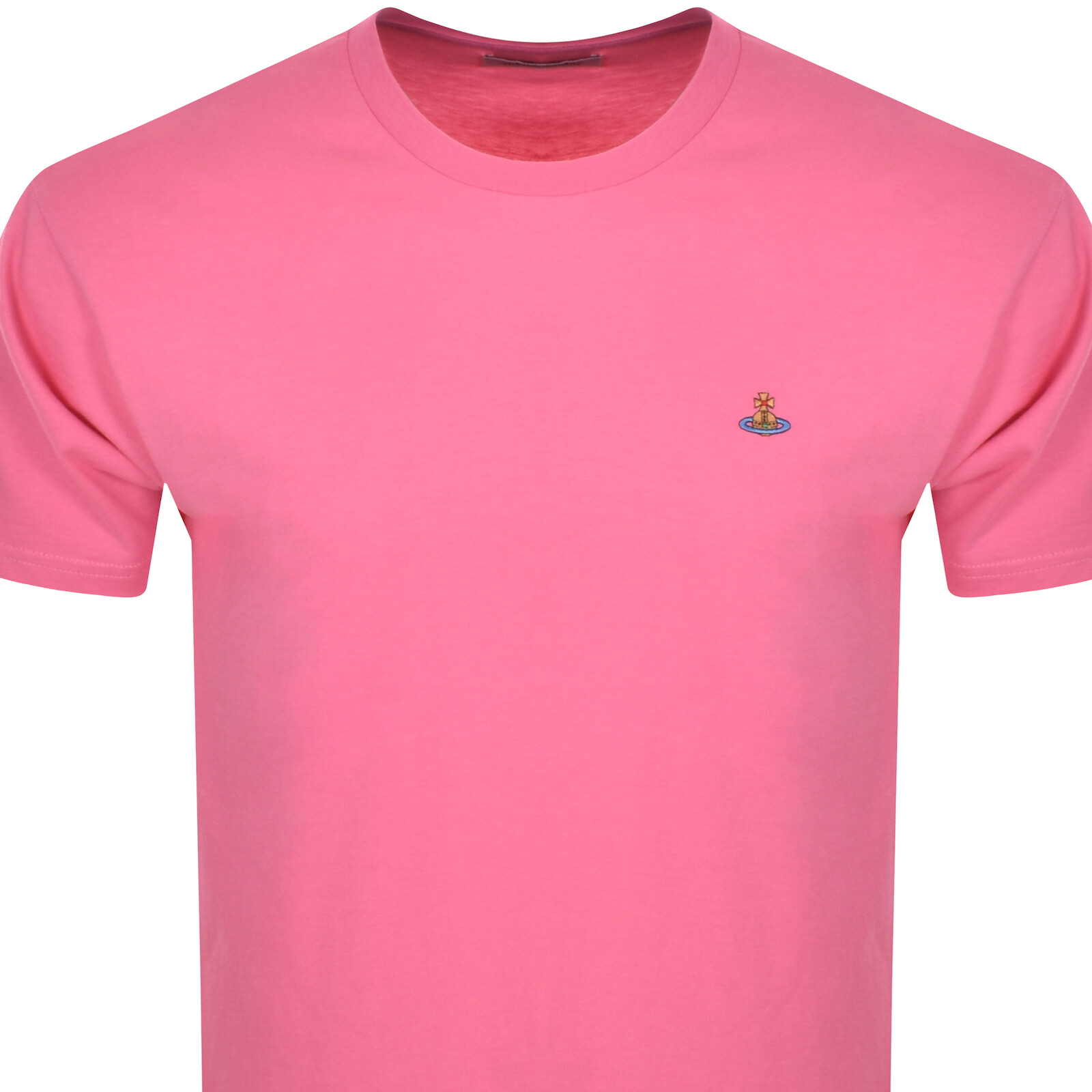 Shop Vivienne Westwood Classic Logo T Shirt Pink