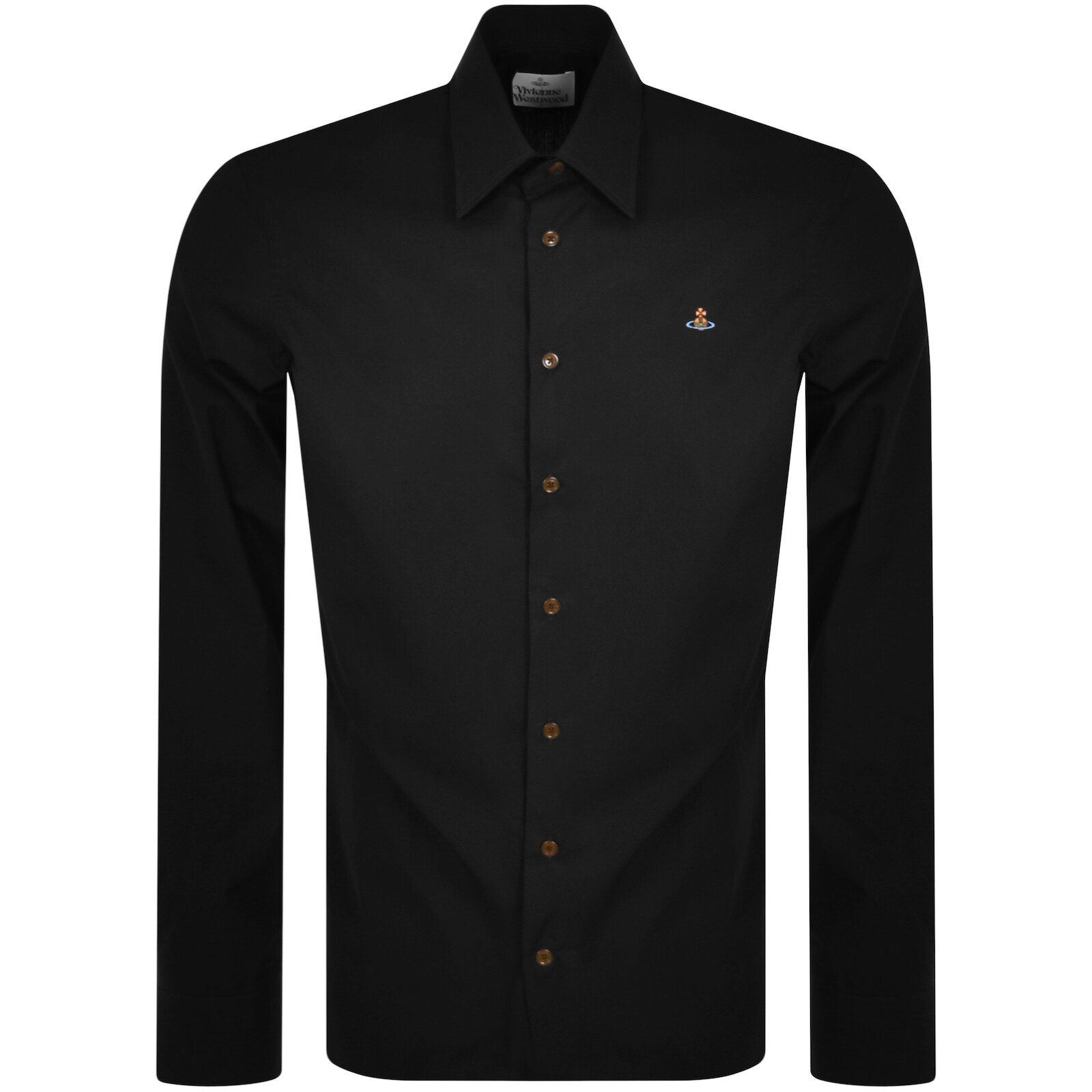 Shop Vivienne Westwood Long Sleeved Shirt Black