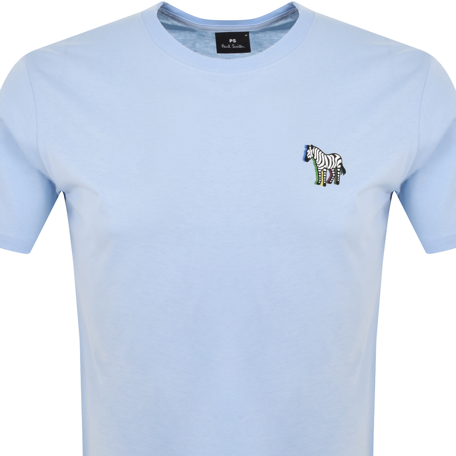 Shop Paul Smith Logo T Shirt Blue