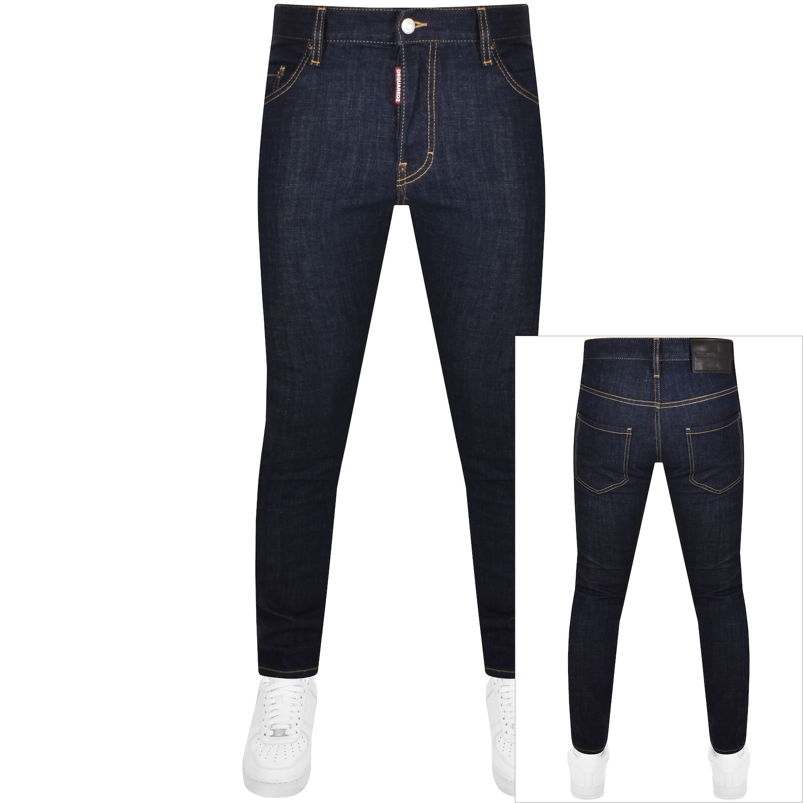 Shop Dsquared2 Skater Slim Fit Jeans Navy