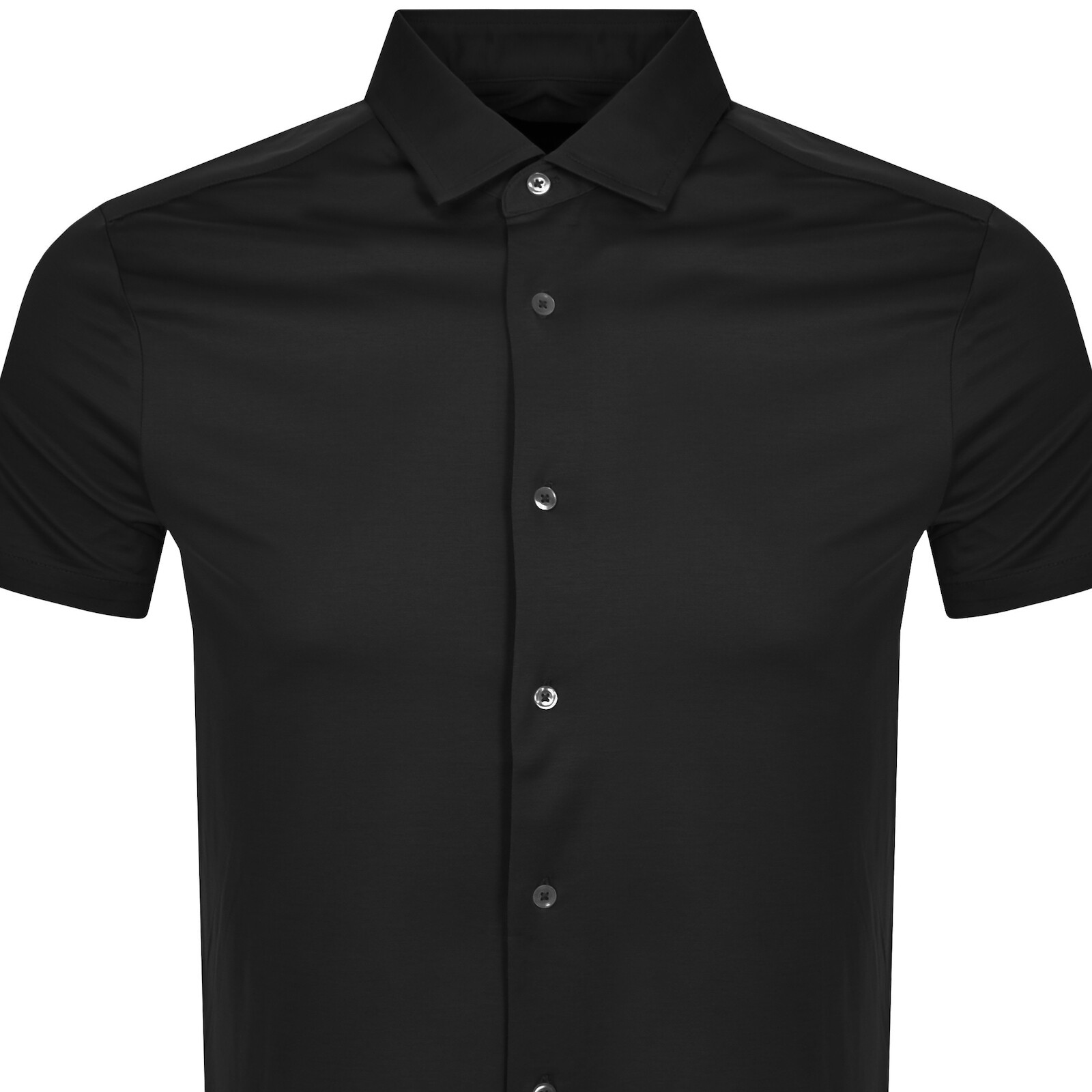 Shop Armani Collezioni Emporio Armani Short Sleeved Shirt Black