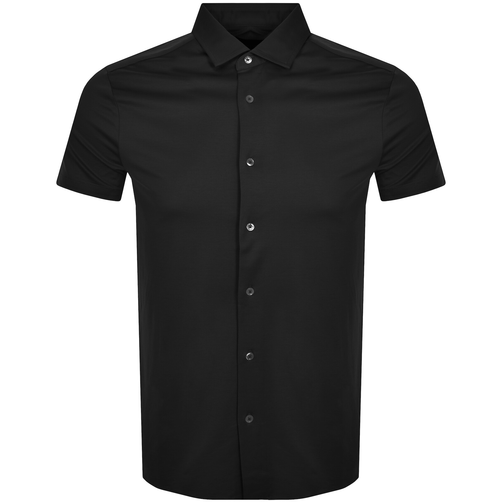 Shop Armani Collezioni Emporio Armani Short Sleeved Shirt Black