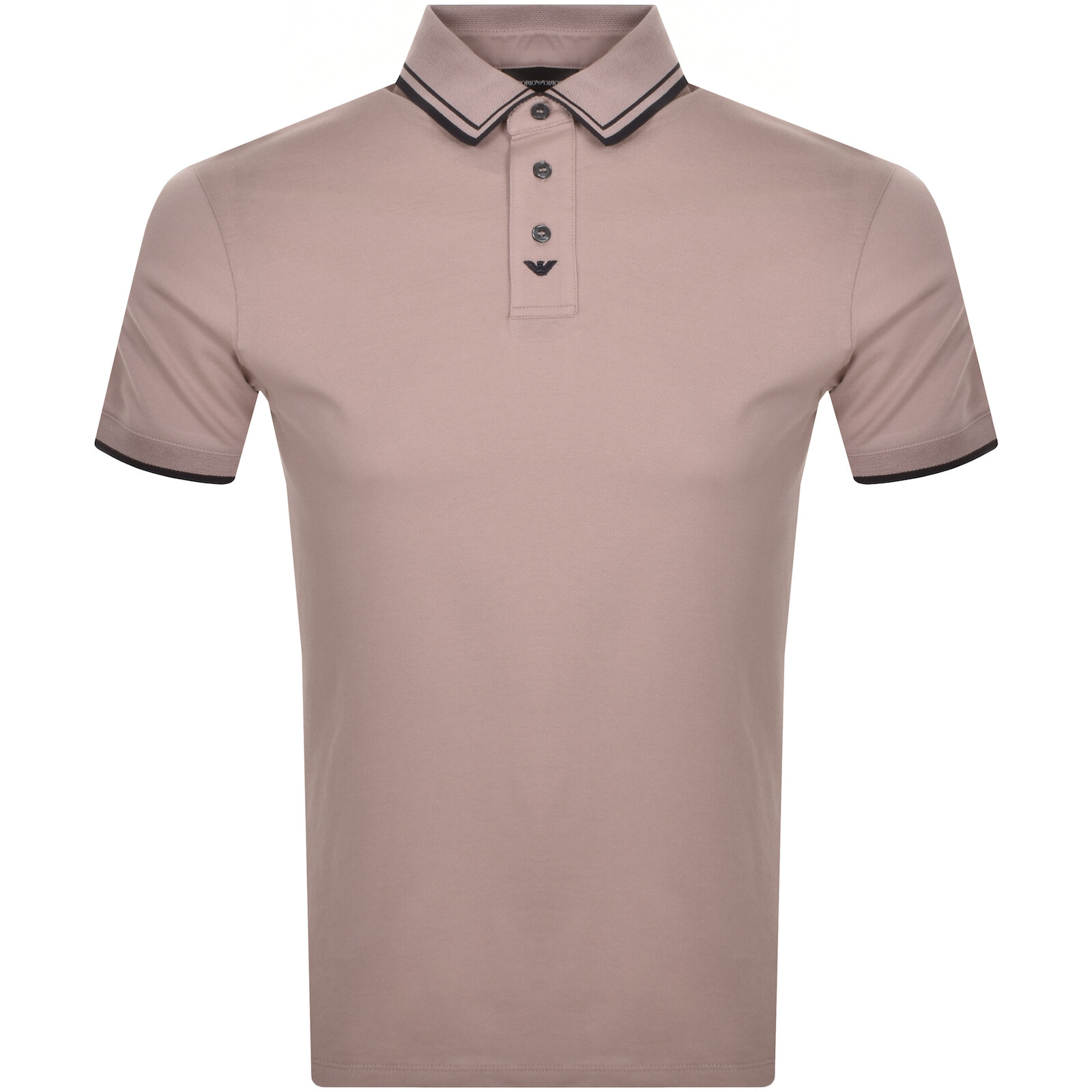ARMANI COLLEZIONI EMPORIO ARMANI SHORT SLEEVED POLO T SHIRT PINK