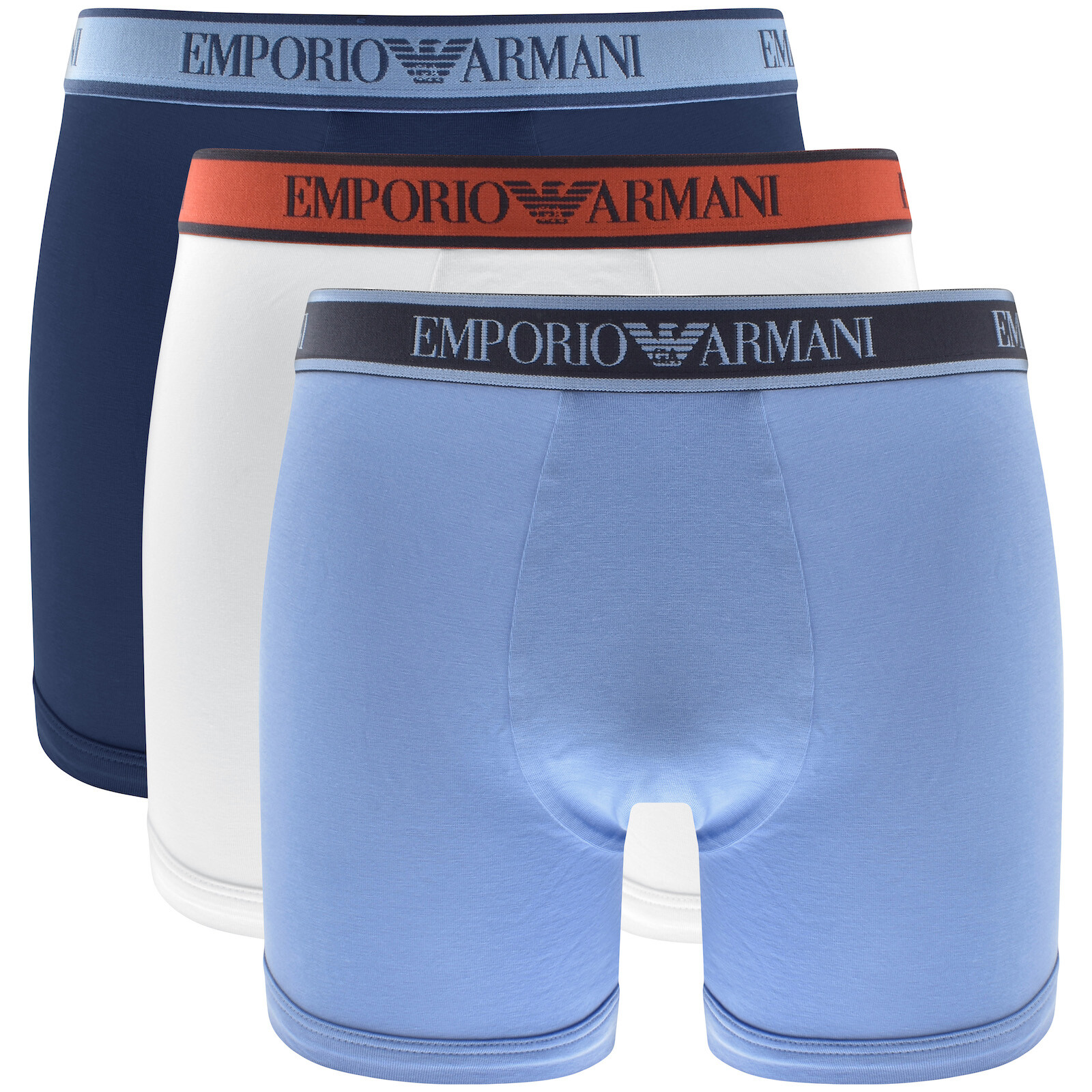 Armani Collezioni Emporio Armani Underwear 3 Pack Boxers In Multi