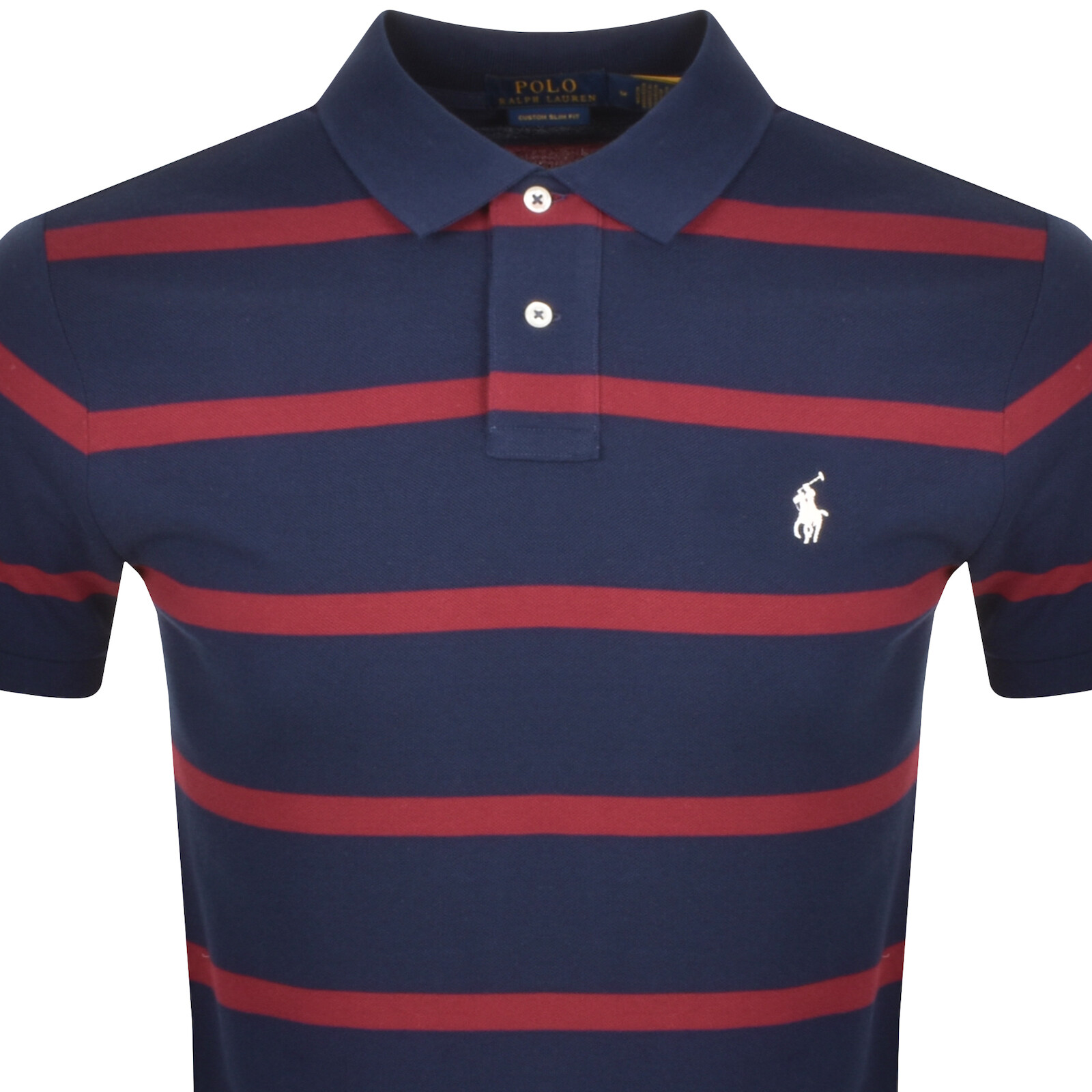 Shop Ralph Lauren Classic Slim Fit Polo T Shirt Navy