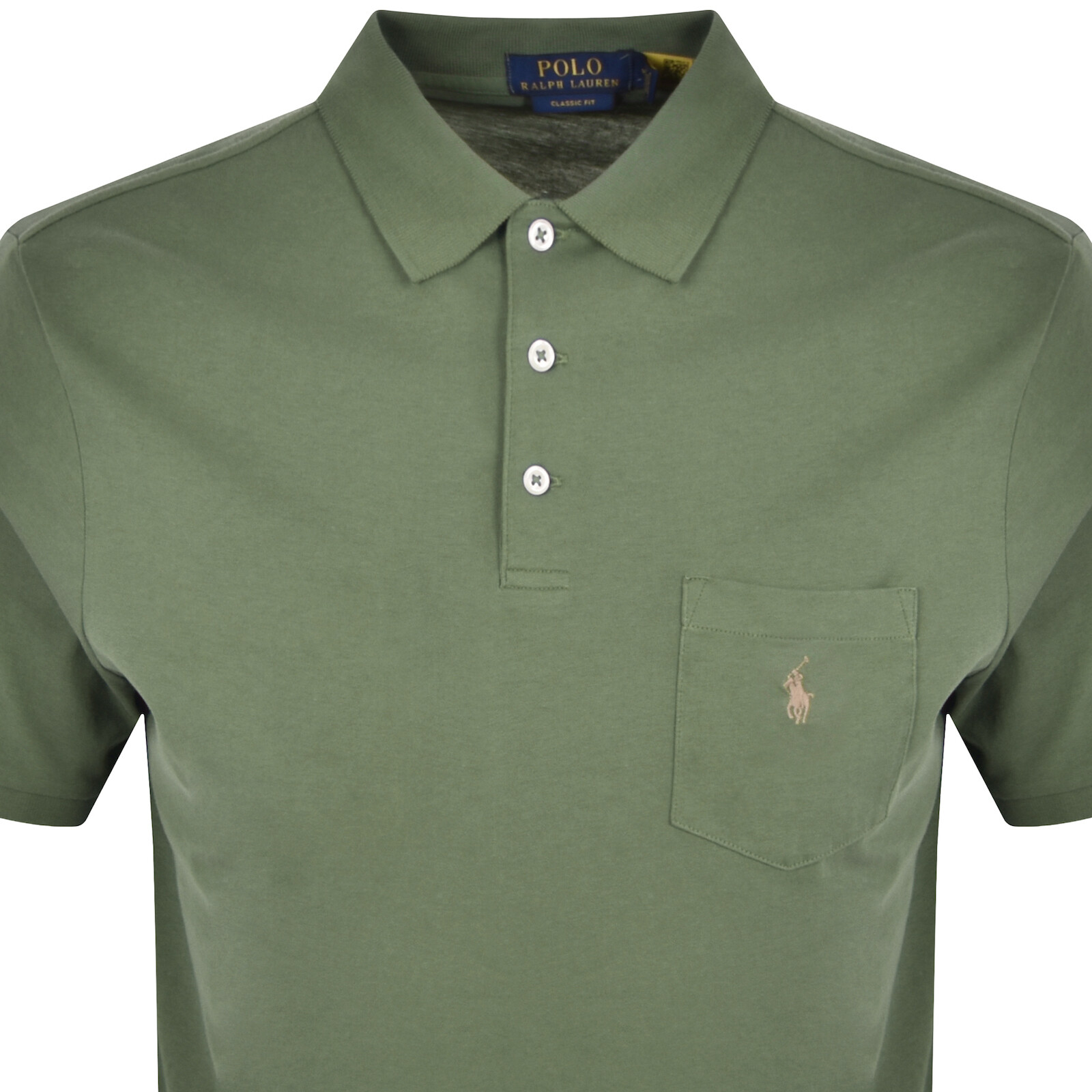 Shop Ralph Lauren Classic Polo T Shirt Green