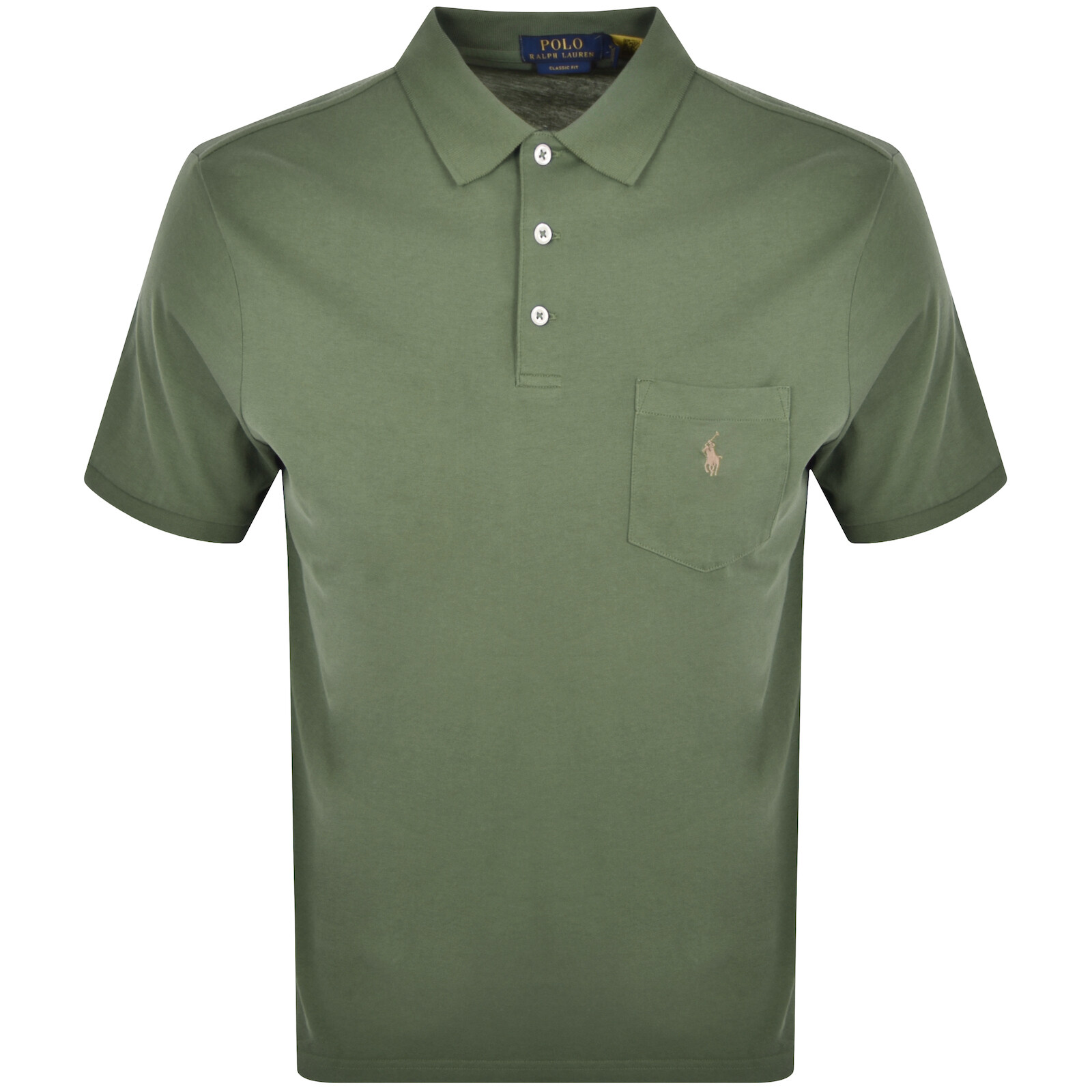 Shop Ralph Lauren Classic Polo T Shirt Green