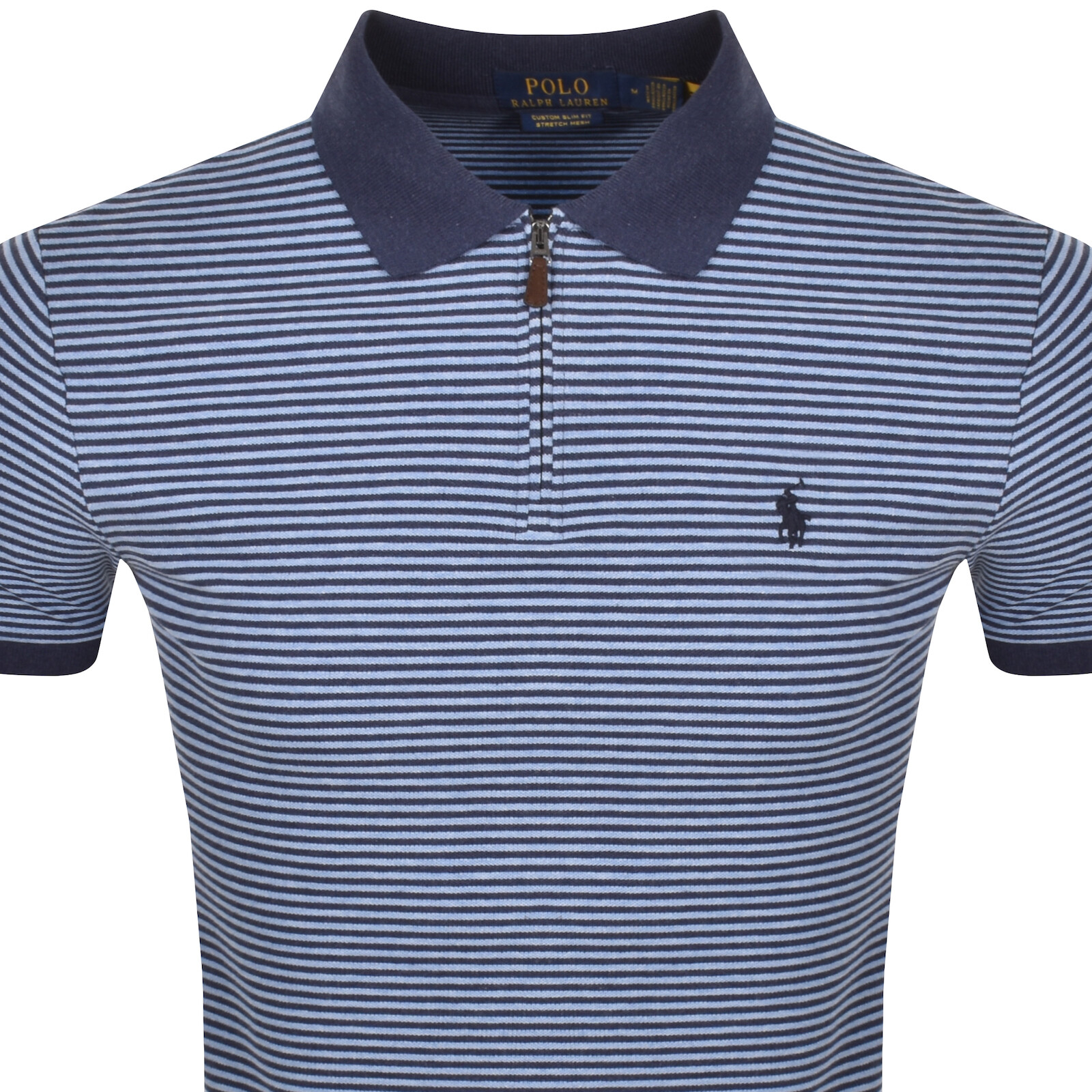 Shop Ralph Lauren Slim Fit Polo T Shirt Navy