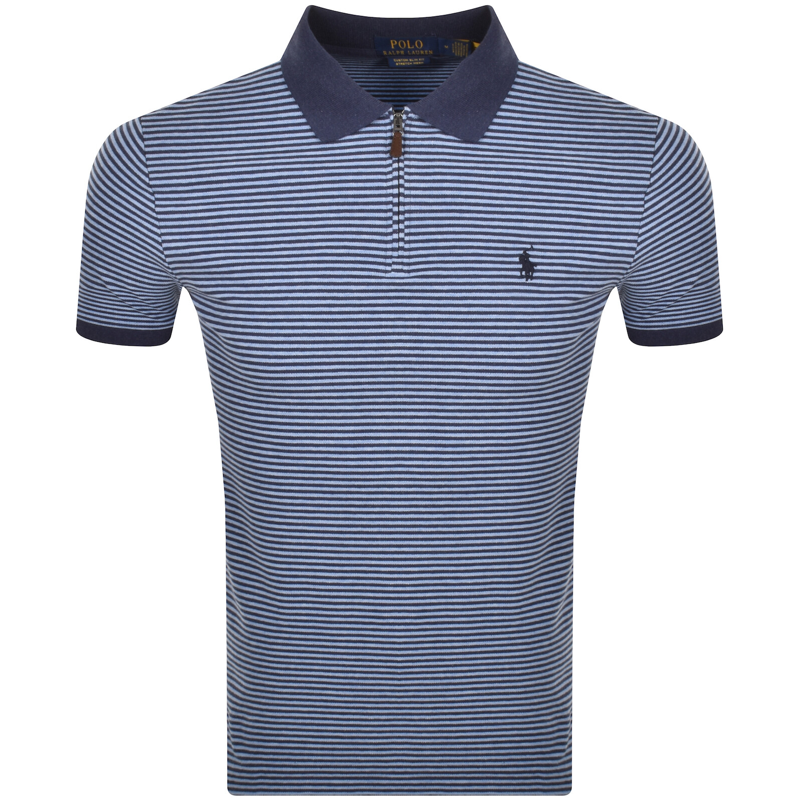 Shop Ralph Lauren Slim Fit Polo T Shirt Navy