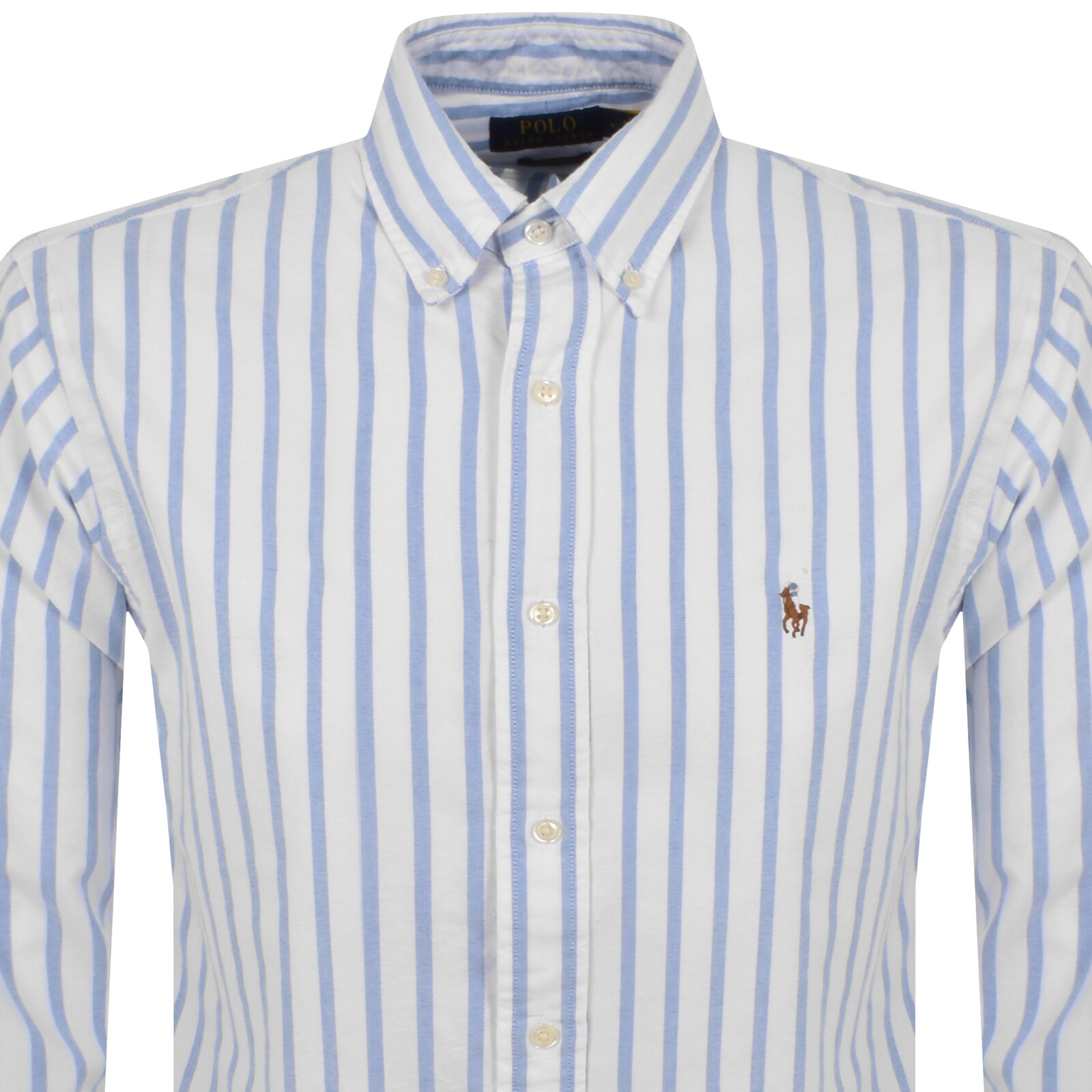 Shop Ralph Lauren Custom Fit Oxford Shirt White