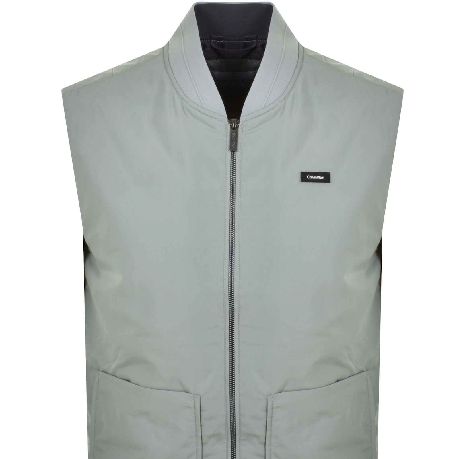 Shop Calvin Klein Superlight Gilet Green