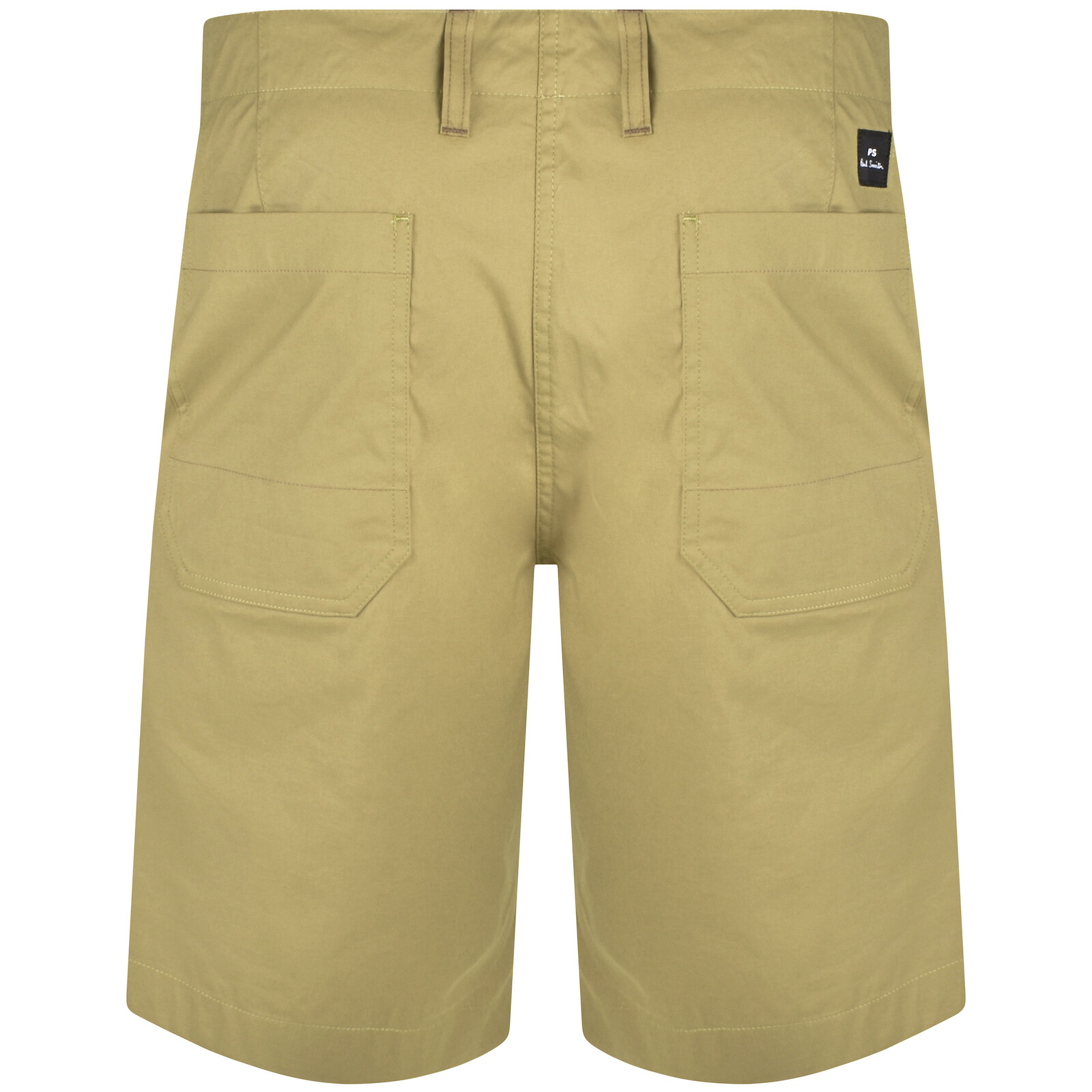 Shop Paul Smith Pocket Shorts Khaki