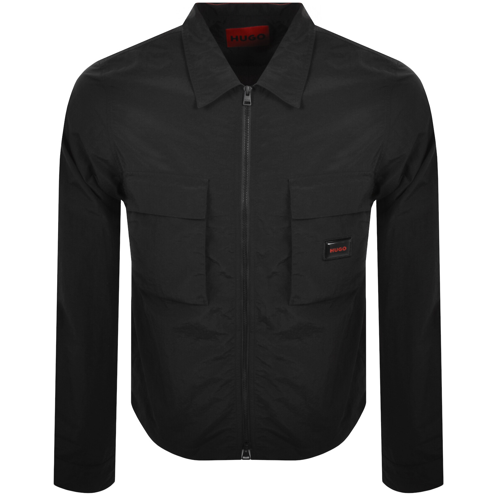 Shop Hugo Eselio Overshirt Black