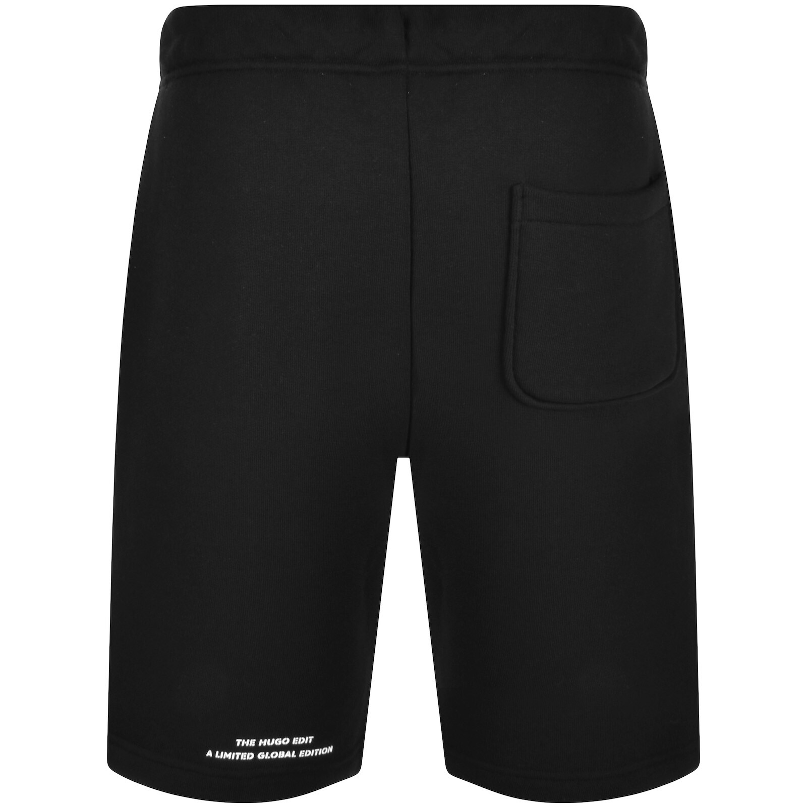 Shop Hugo Diflowos Jersey Shorts Black