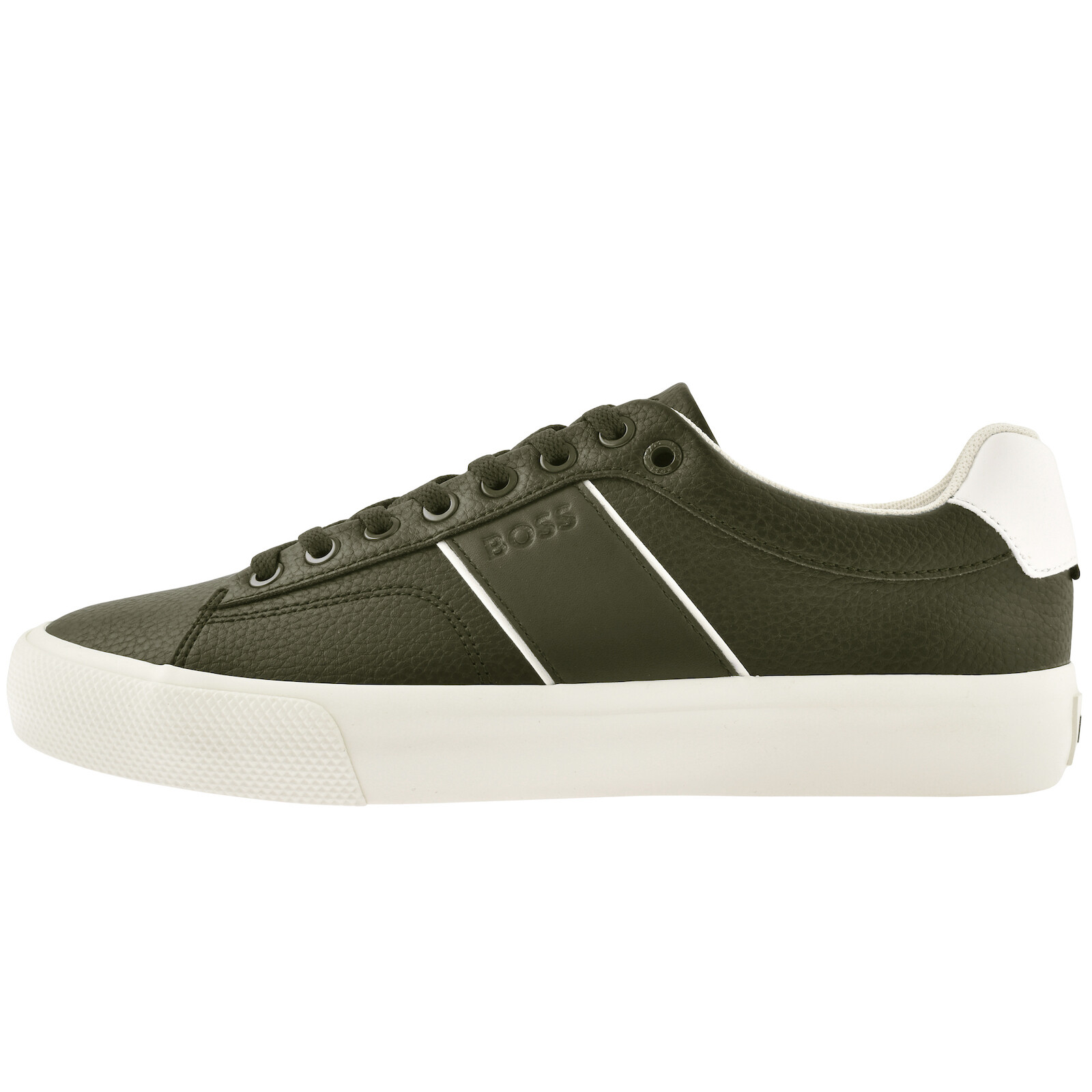 Shop Boss Business Boss Aiden Tennis Trainers Green