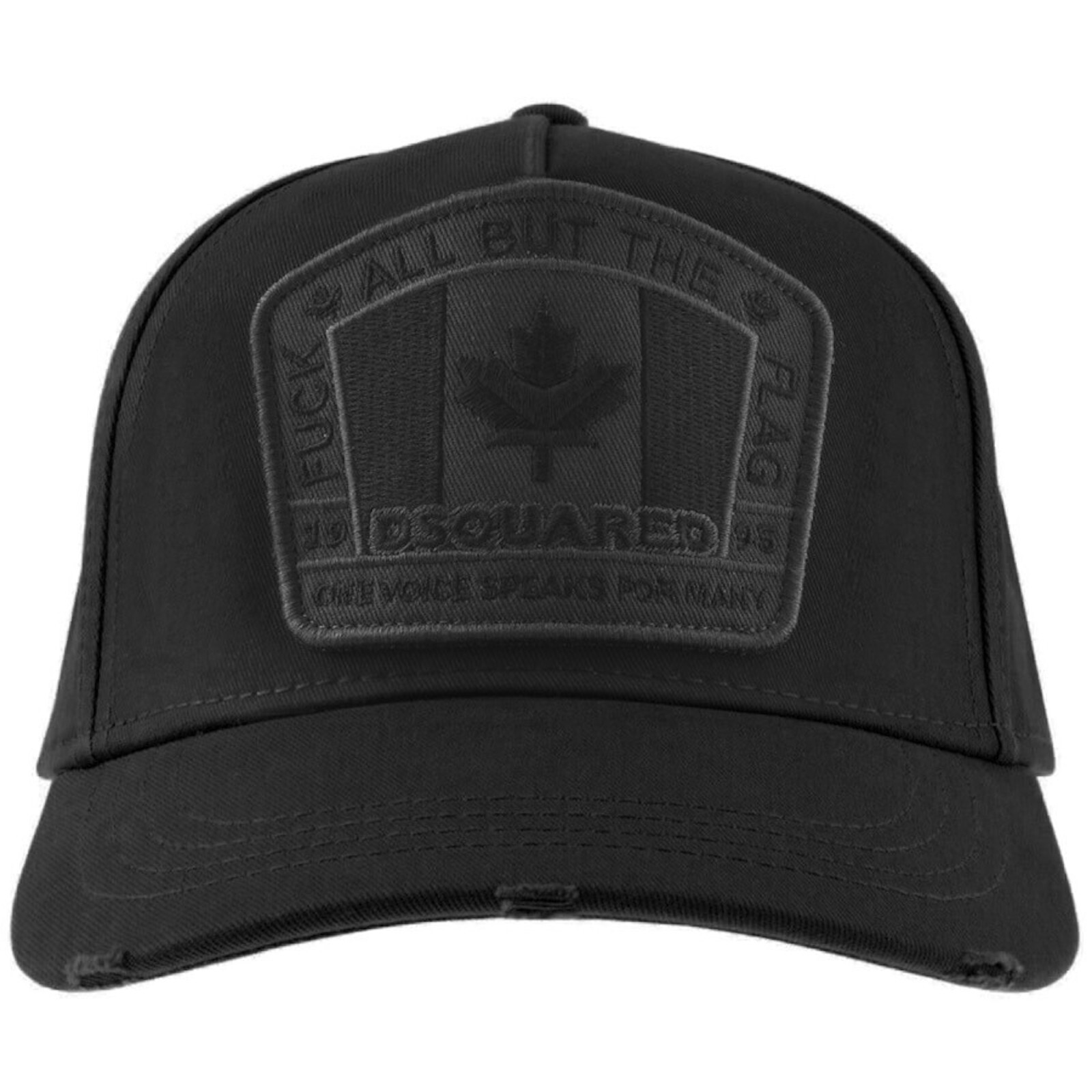 Shop Dsquared2 Canada Patch Baseball Cap Black