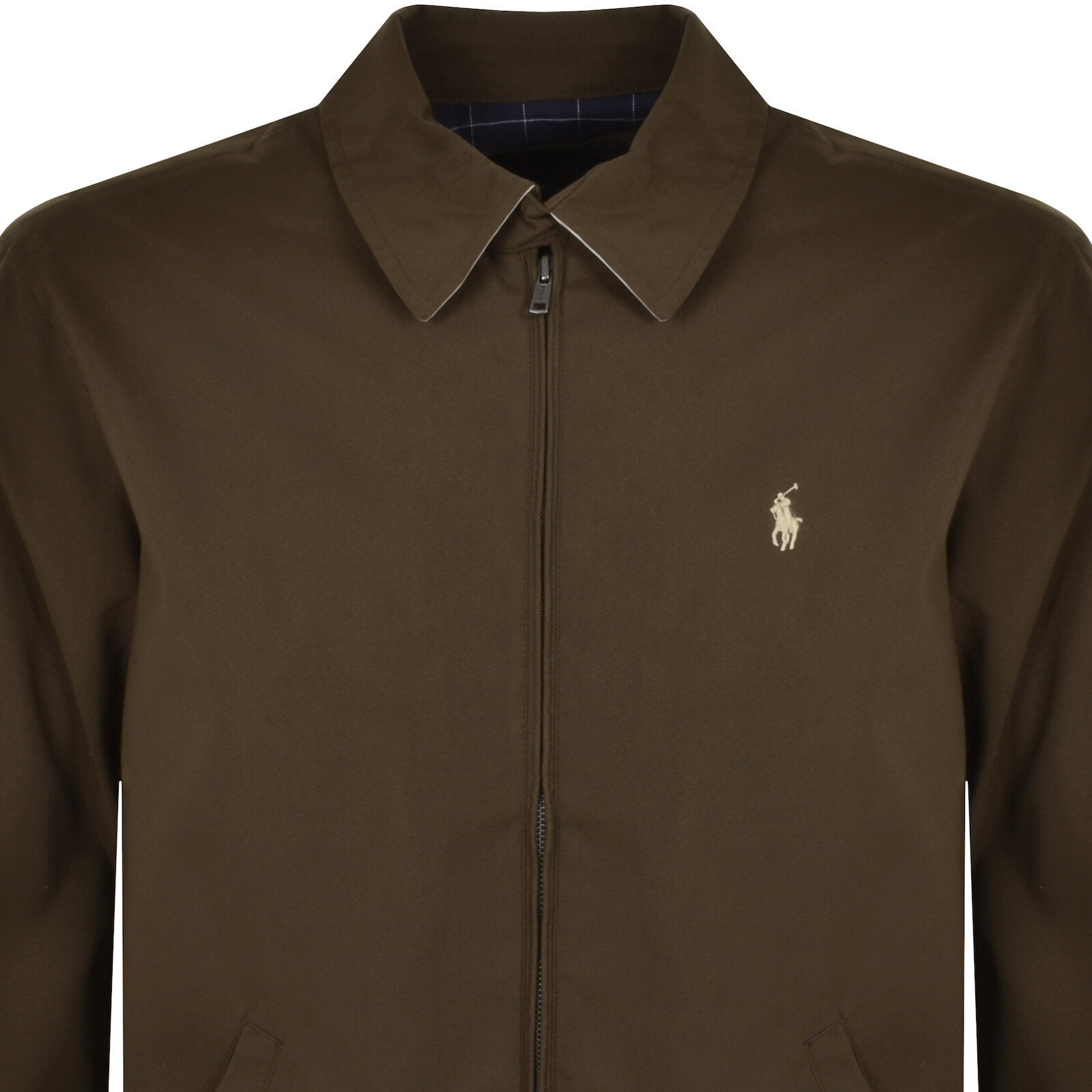 Shop Ralph Lauren Windbreaker Jacket Brown