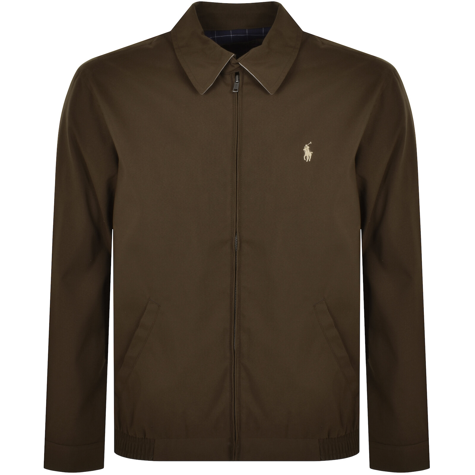 Shop Ralph Lauren Windbreaker Jacket Brown