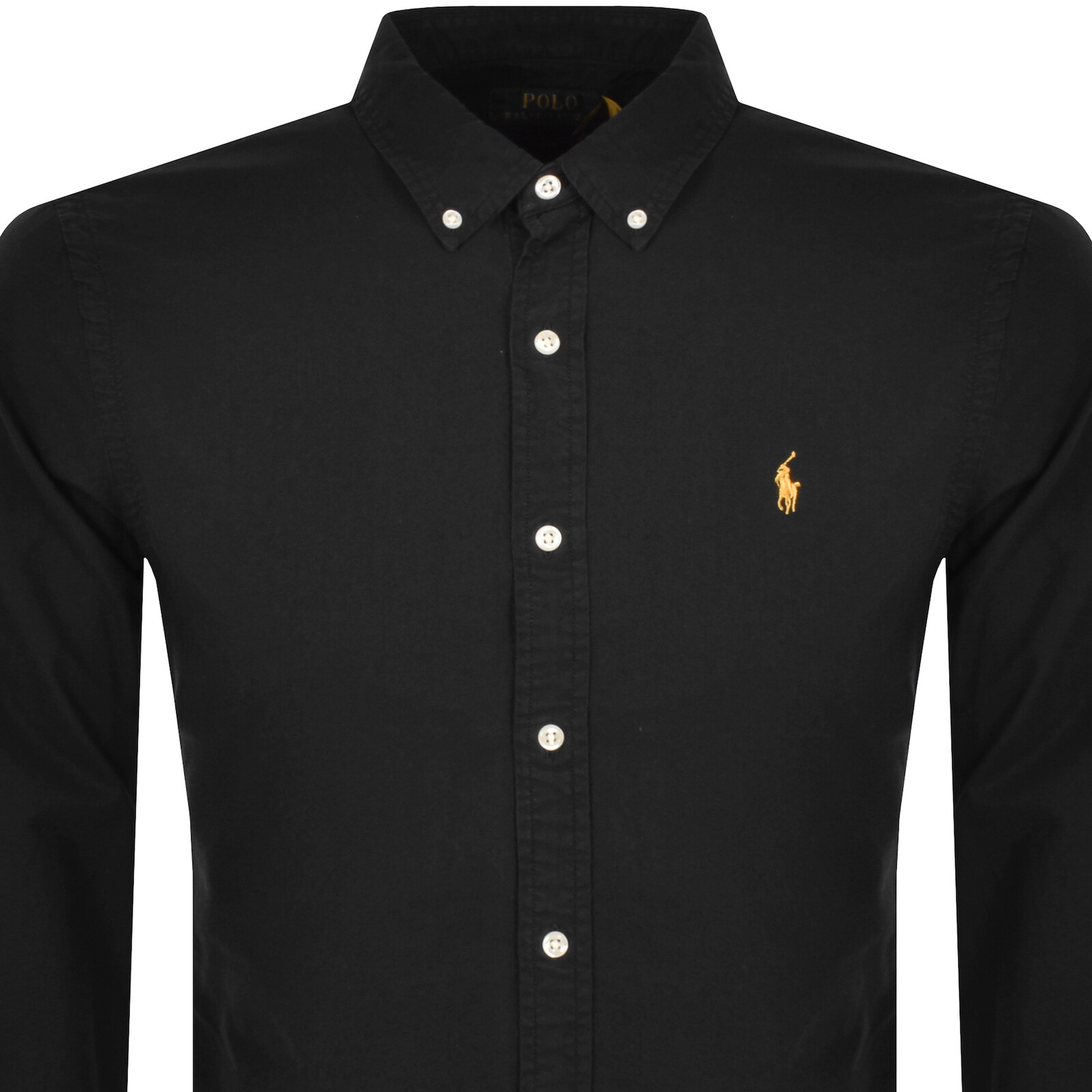 Shop Ralph Lauren Slim Fit Oxford Sport Shirt Black