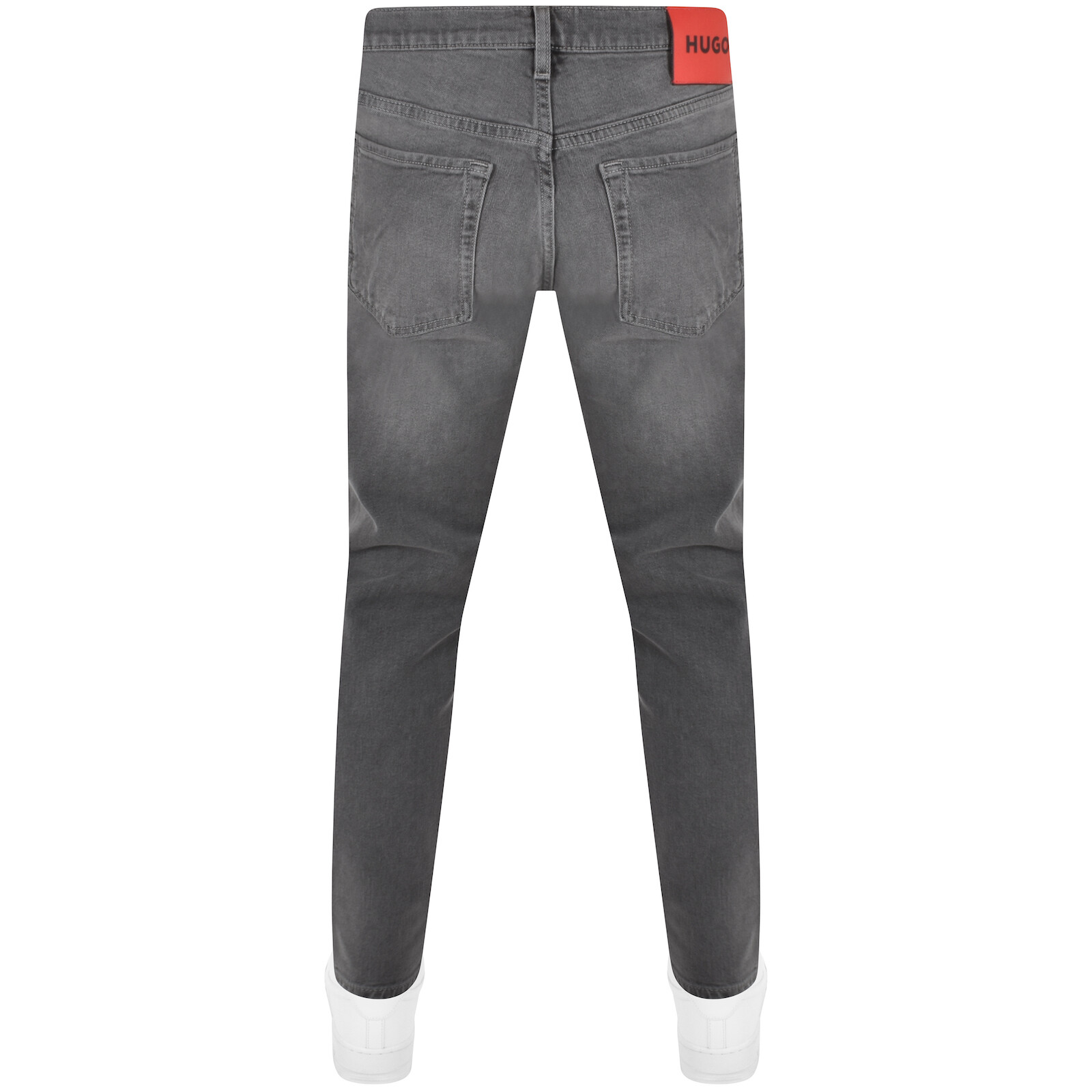 Shop Hugo 634 Tapered Fit Jeans Grey