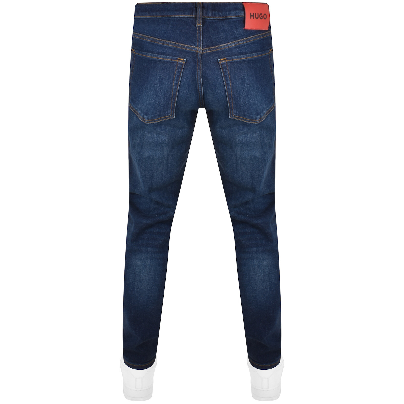 Shop Hugo 634 Tapered Fit Jeans Dark Wash Blue