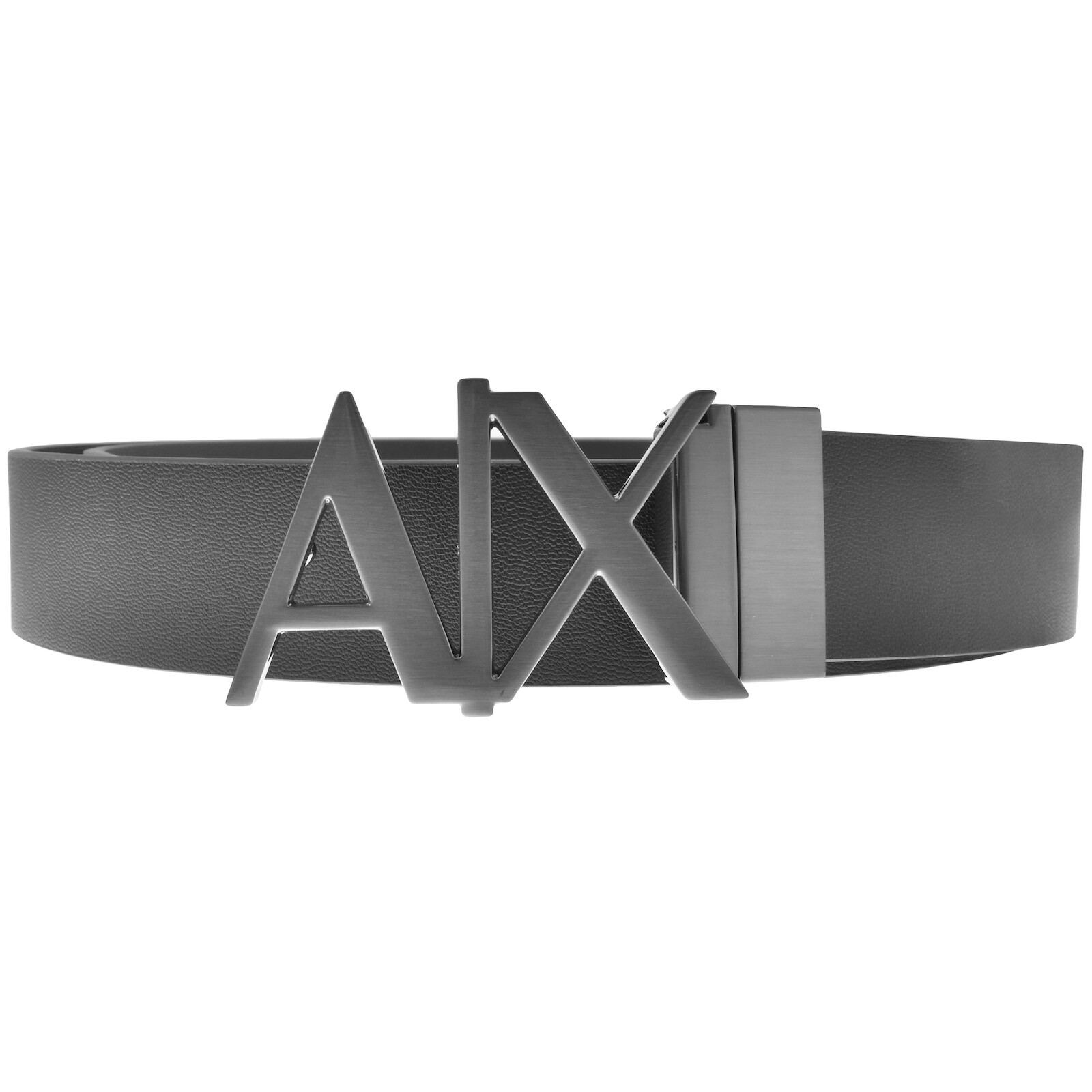 Shop Armani Exchange Reversible Belt Black