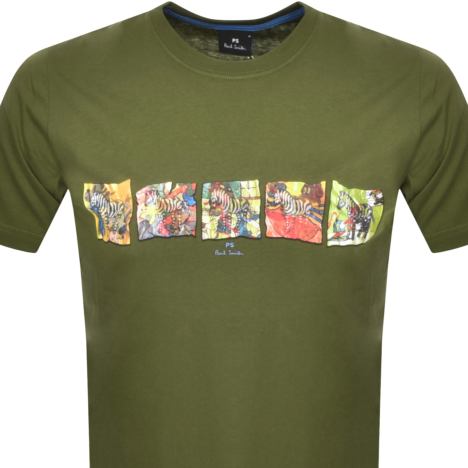 Shop Paul Smith Logo T Shirt Green