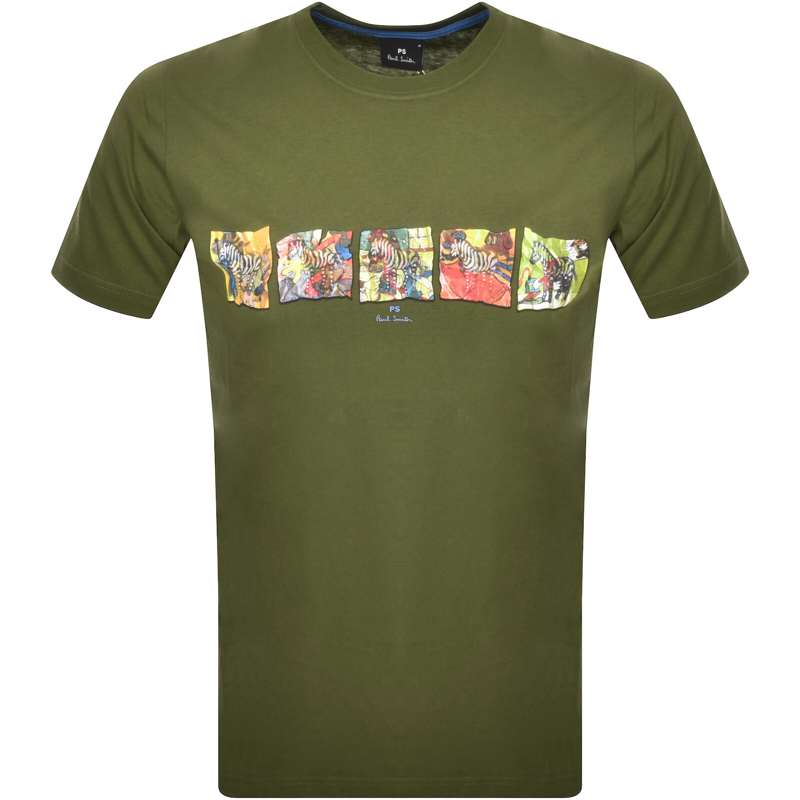 Shop Paul Smith Logo T Shirt Green