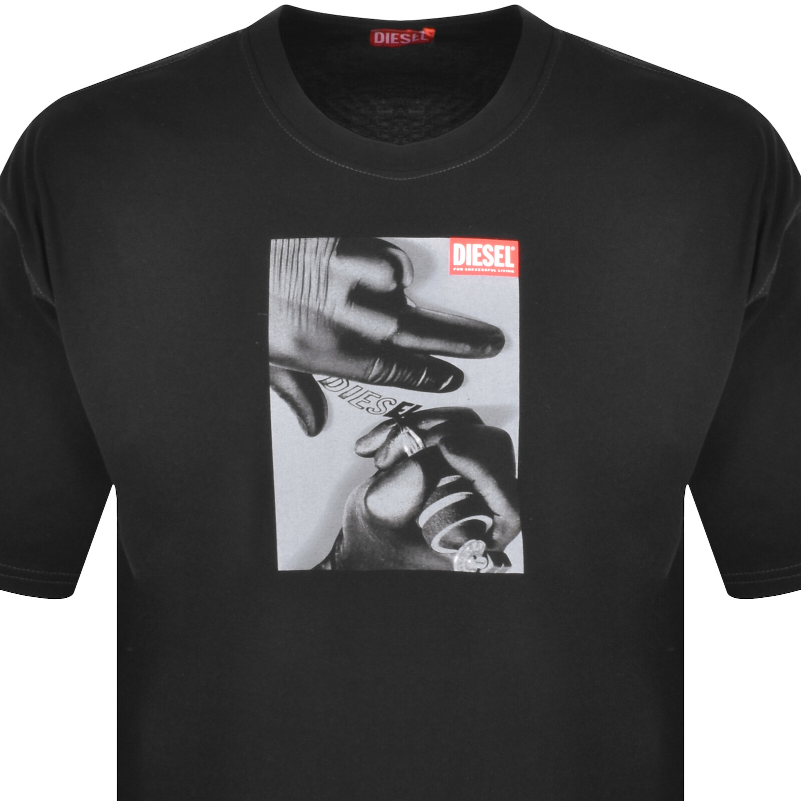 Shop Diesel T Boxt K4 T Shirt Black