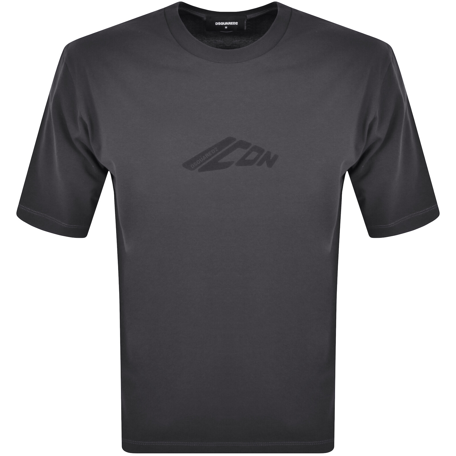 Dsquared2 Man T-shirt Lead Size S Cotton In Grey