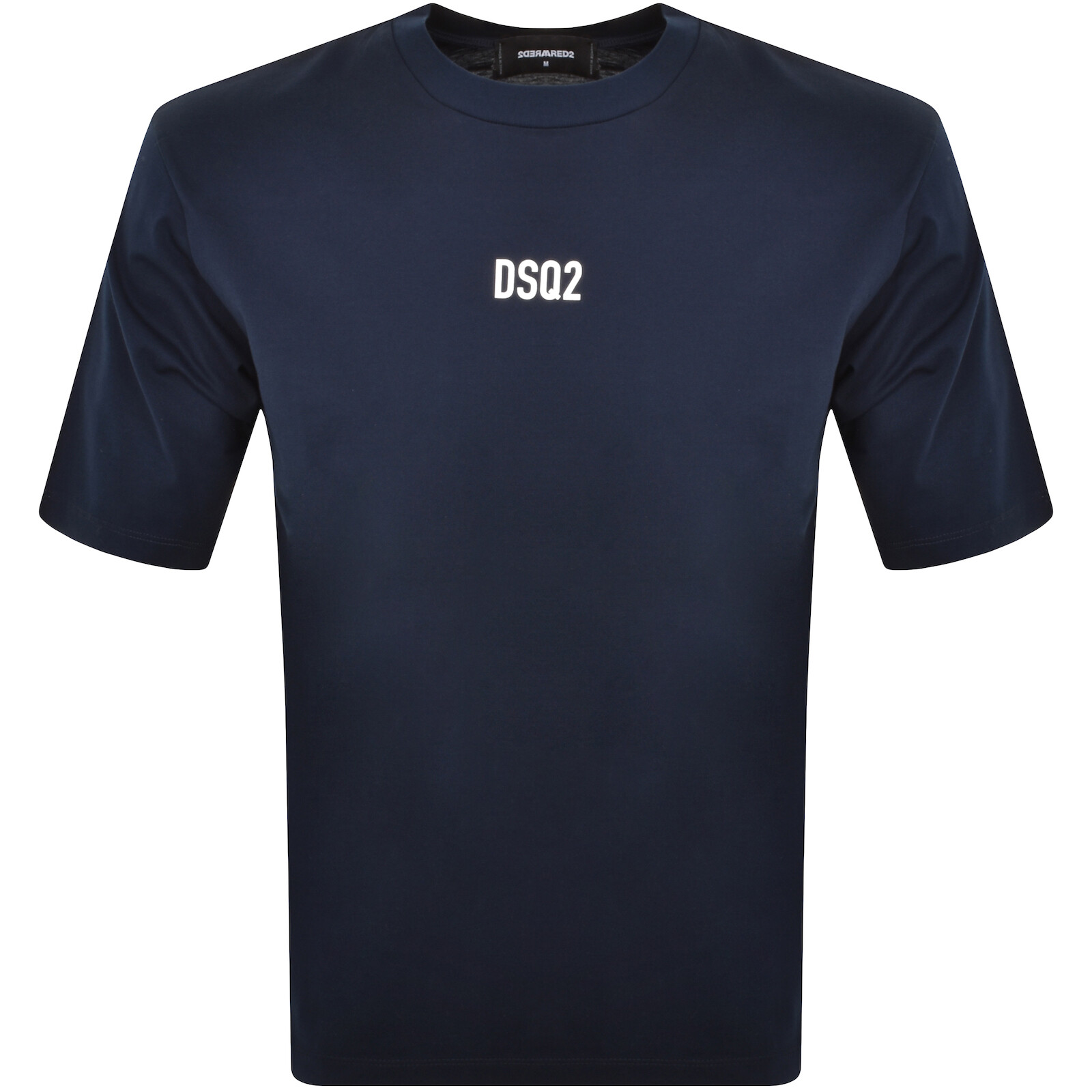 Shop Dsquared2 Logo T Shirt Navy