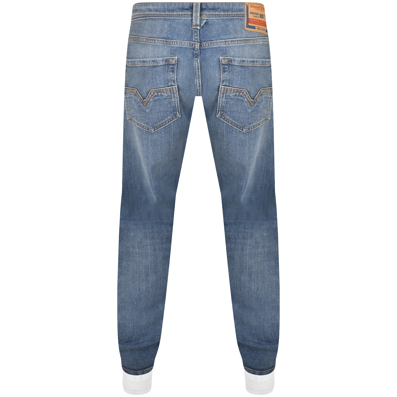 Shop Diesel Larkee Light Wash Regular Fit Jeans Blue