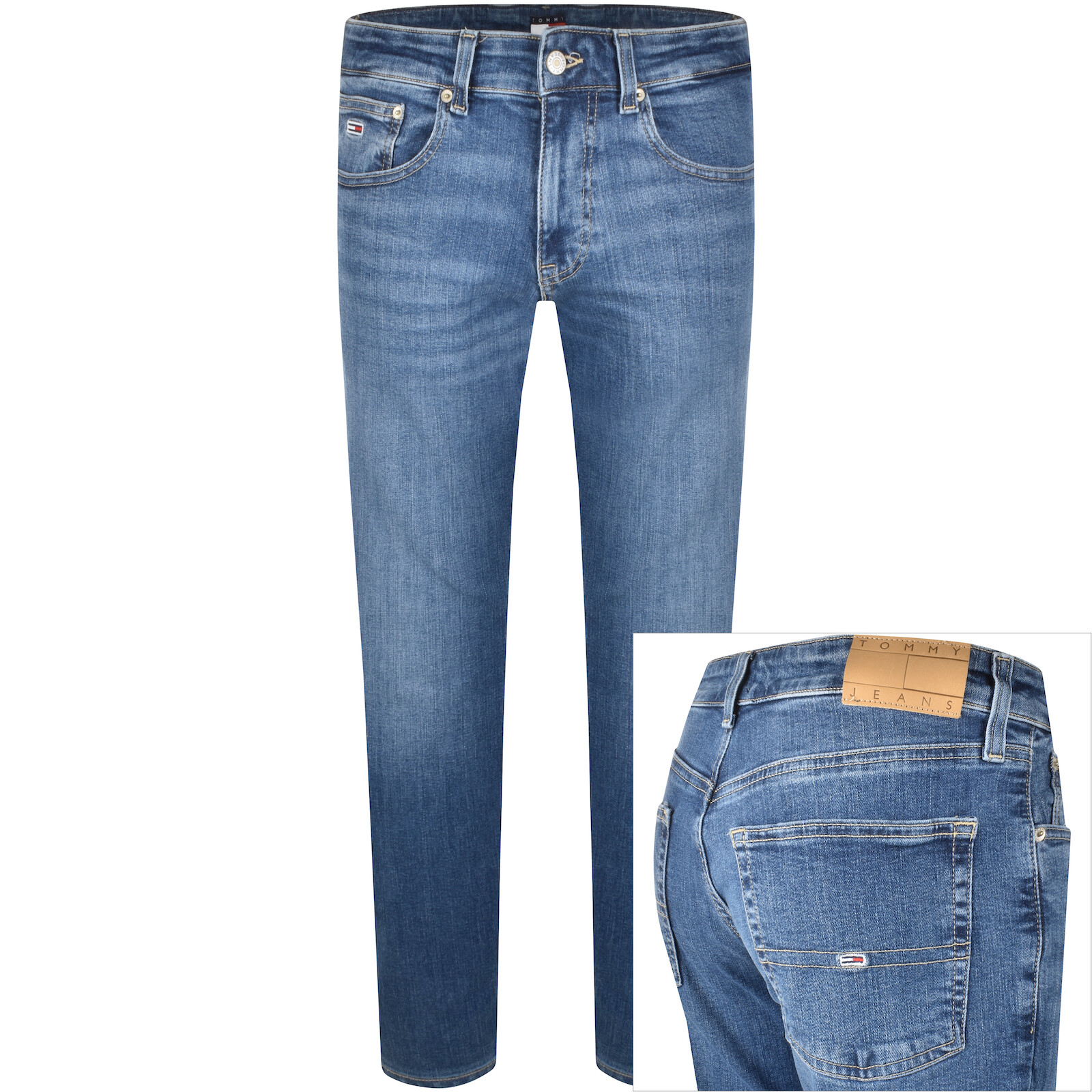 Tommy Jeans Slim Scanton Jeans Mid Wash Blue