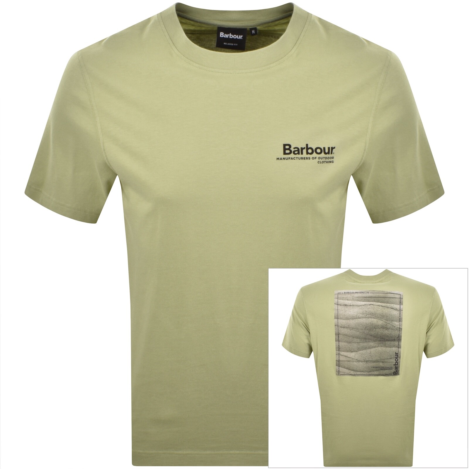 Barbour Kaber T Shirt Mineral Green