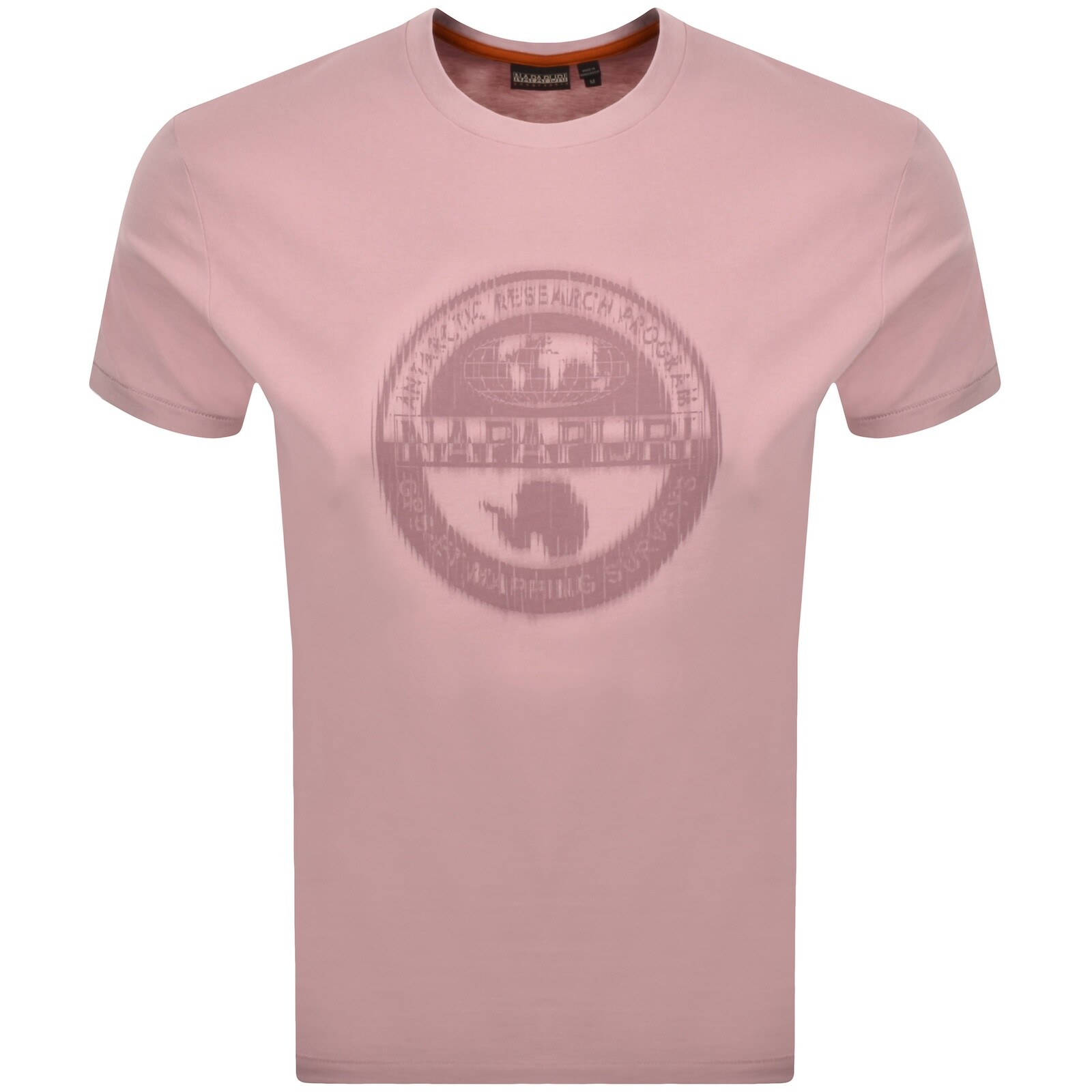 Napapijri Logo Short Sleeve T Shirt Pink