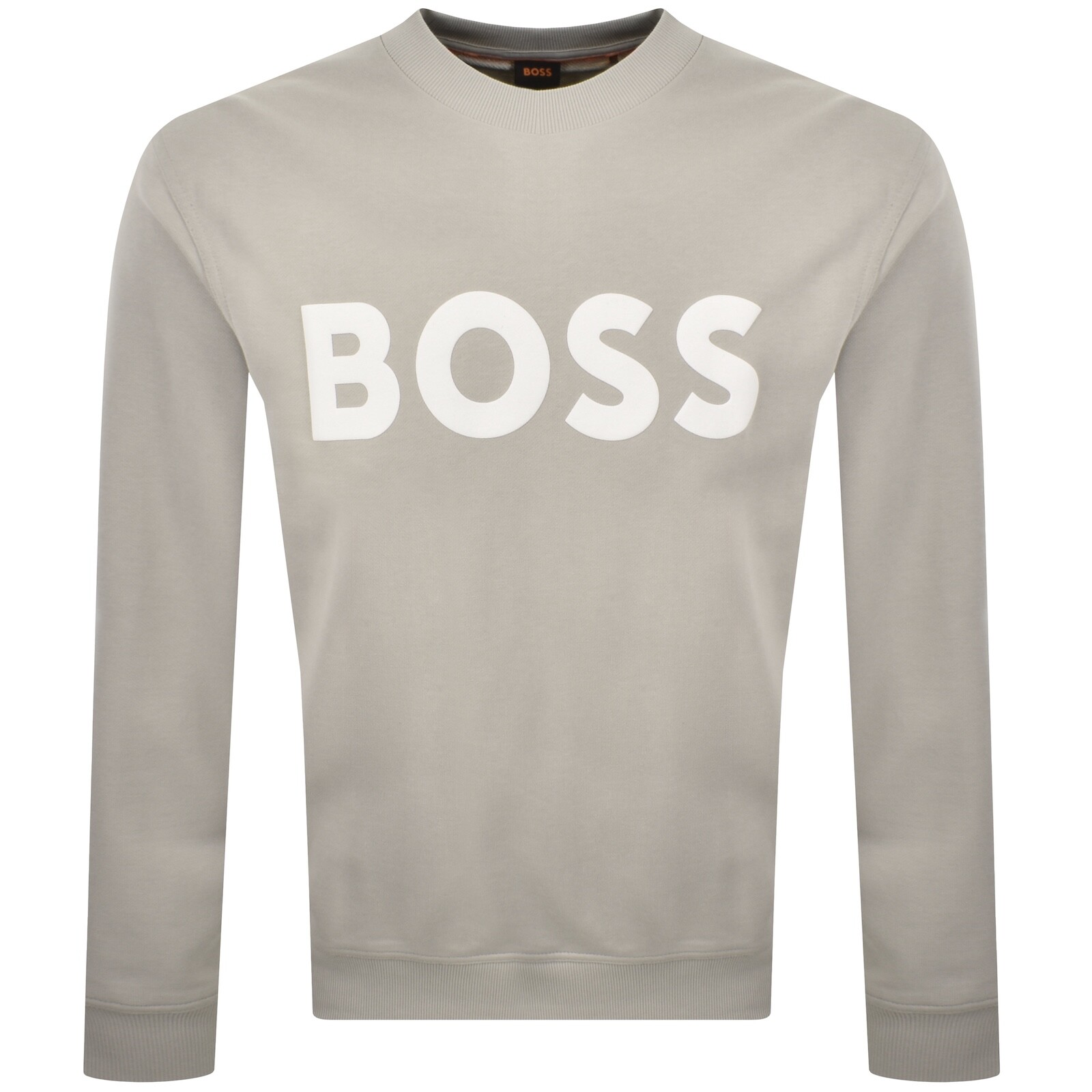 BOSS We Basic Crew Neck Sweatshirt Open Grey