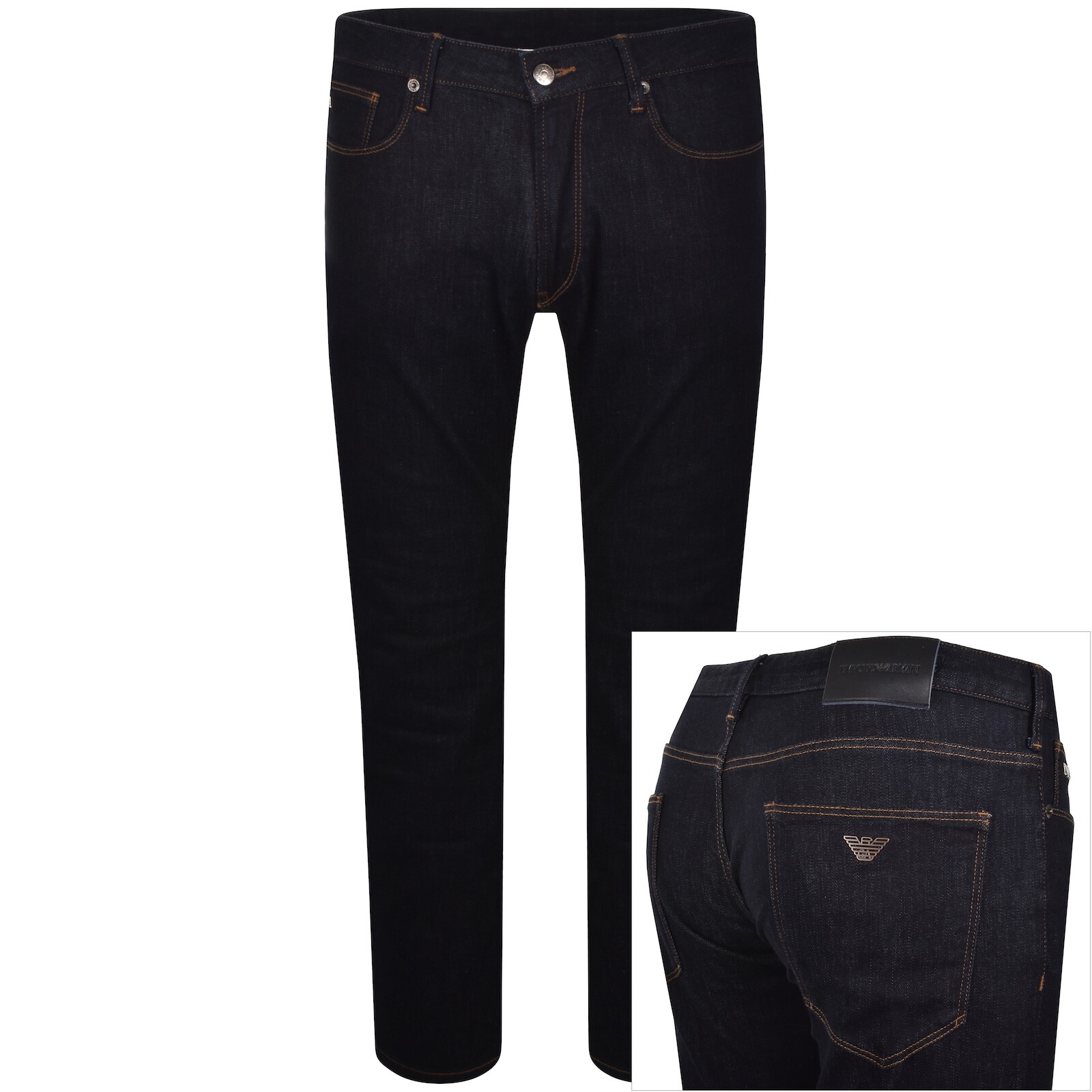 Emporio Armani J45 Jeans Dark Wash Blue