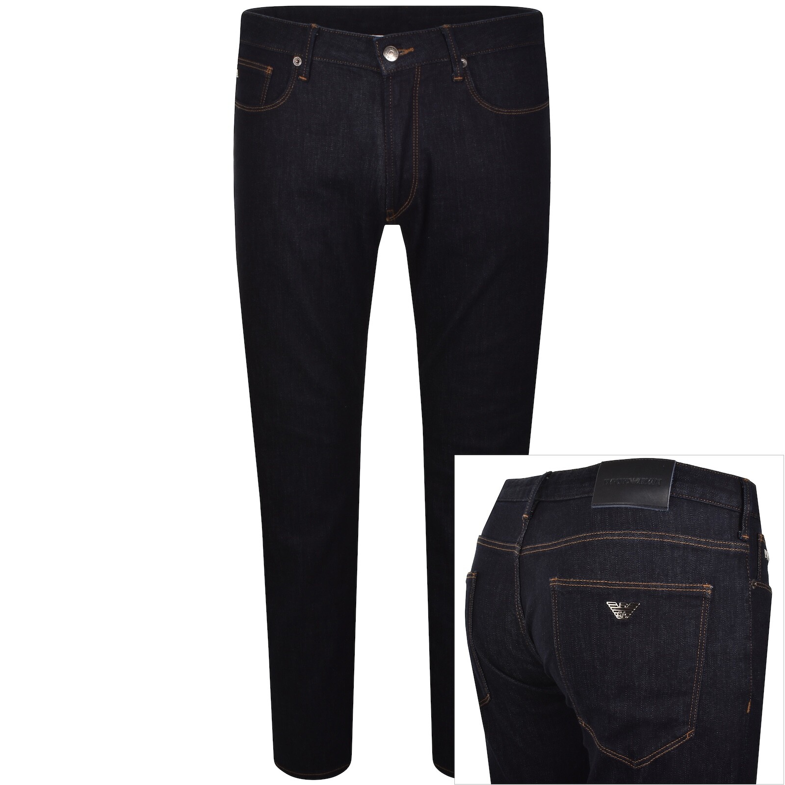 Emporio Armani J06 Slim Fit Jeans Dark Wash Blue