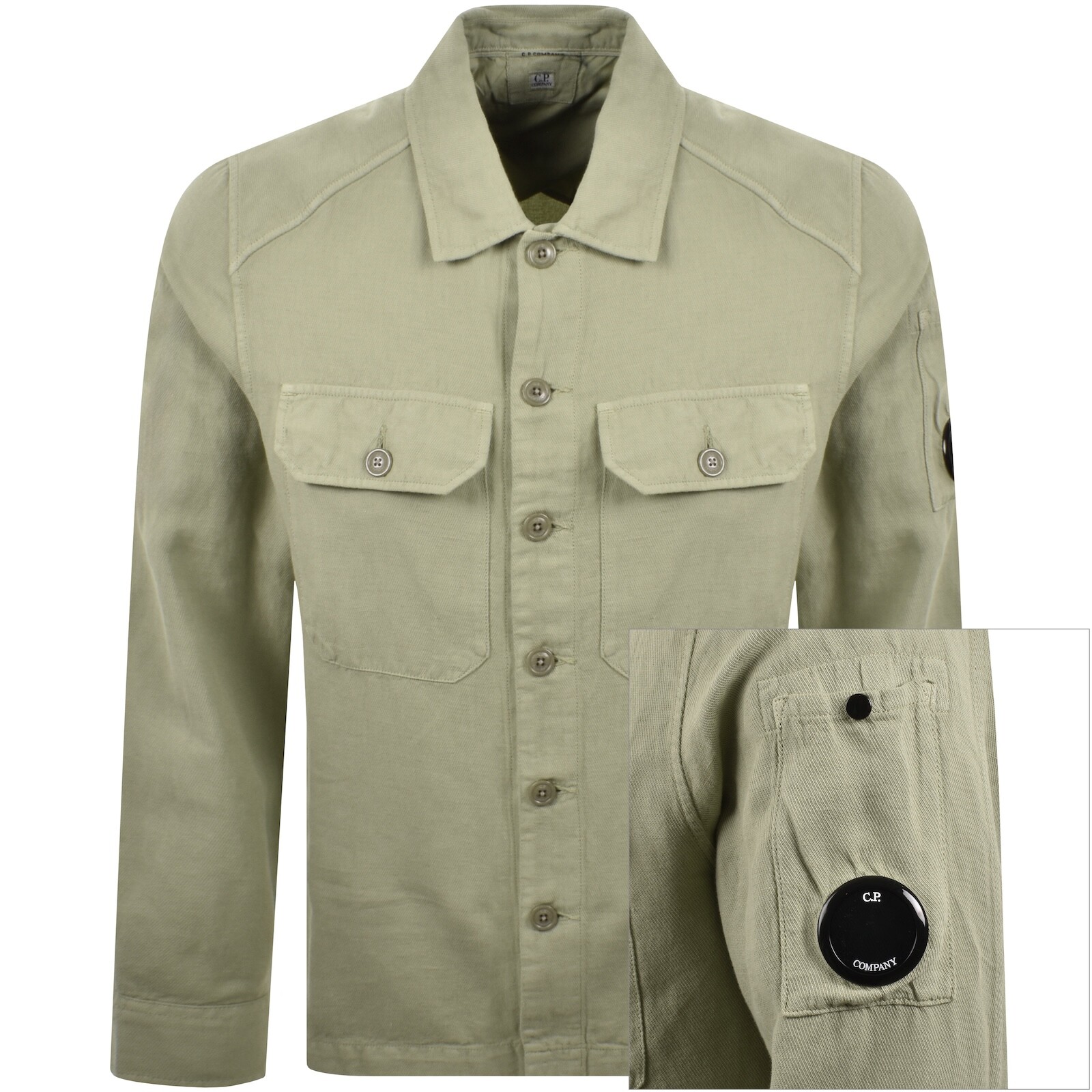 CP Company Long Sleeve Shirt Green