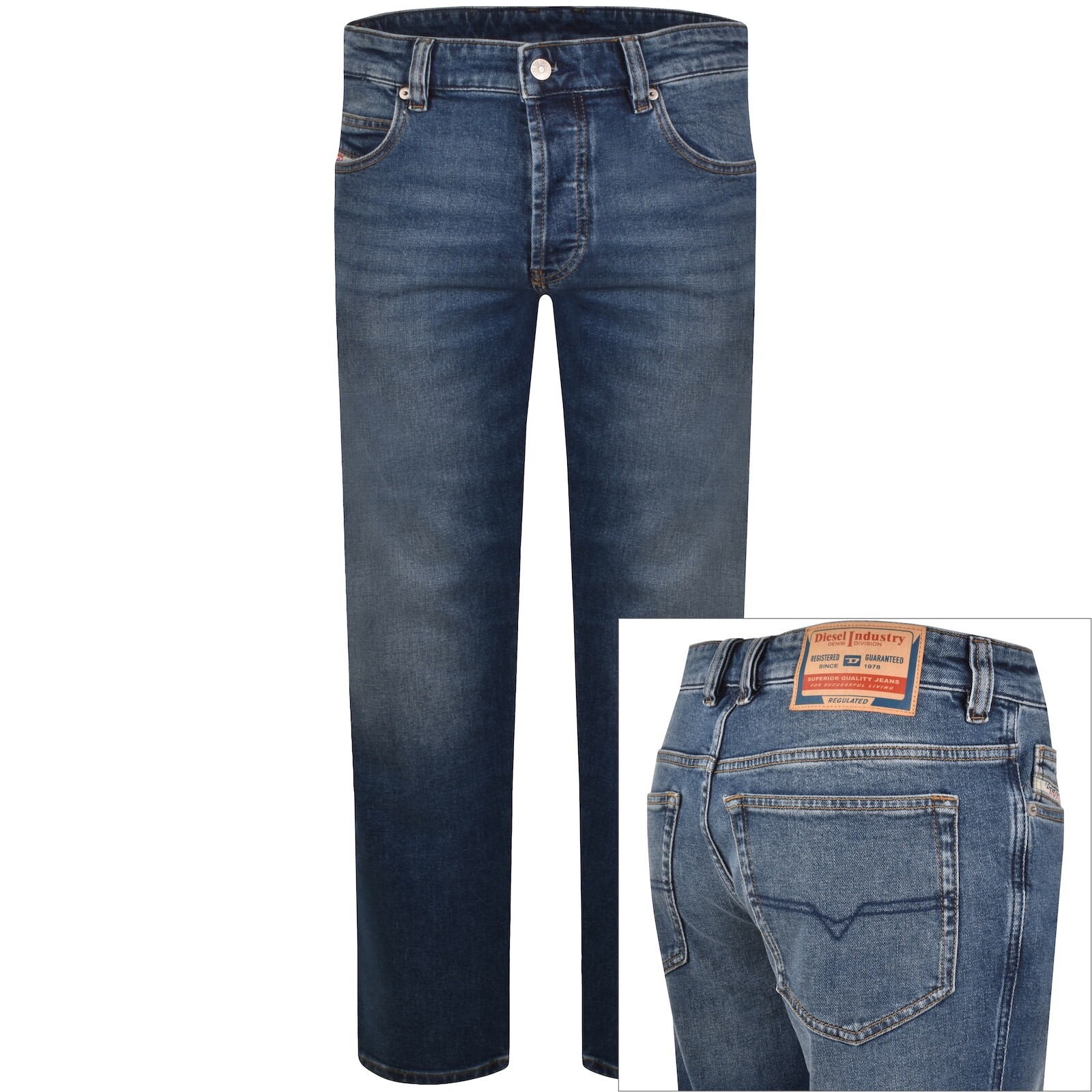 Diesel 1993 D Vyl Jeans Mid Wash Blue