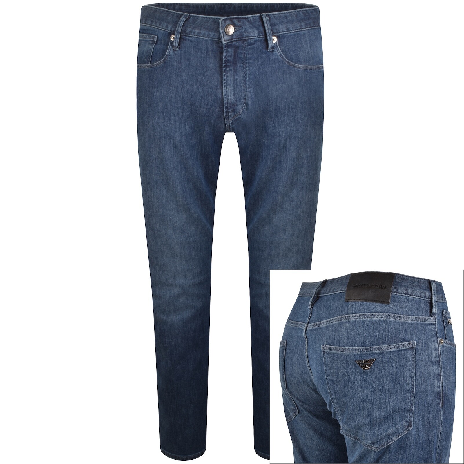 Emporio Armani J06 Slim Fit Jeans Blue