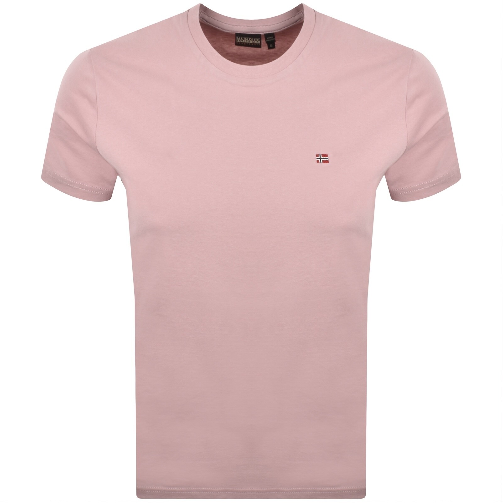 Napapijri Salis Sum Logo T Shirt Pink