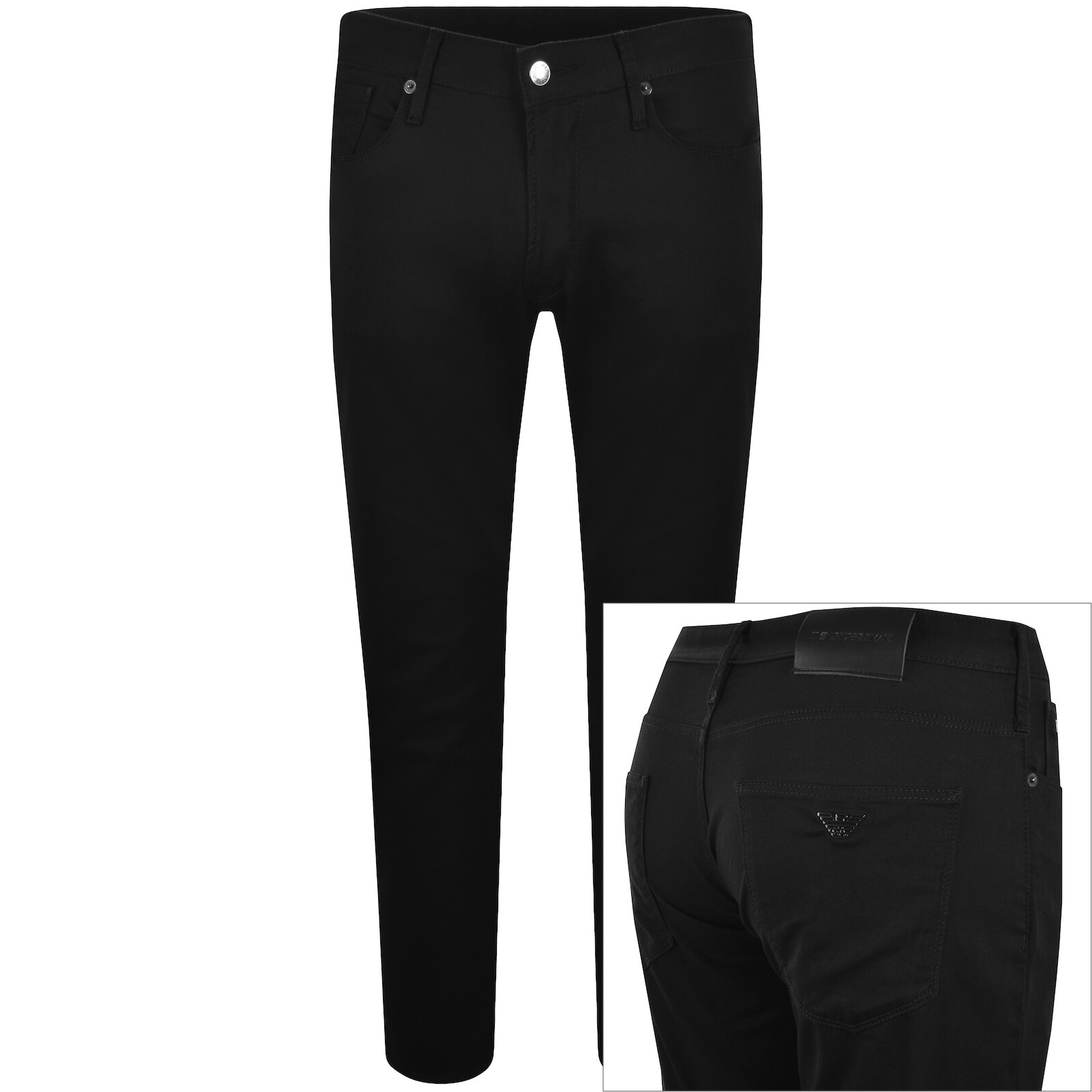 Emporio Armani J06 Slim Fit Trousers Black