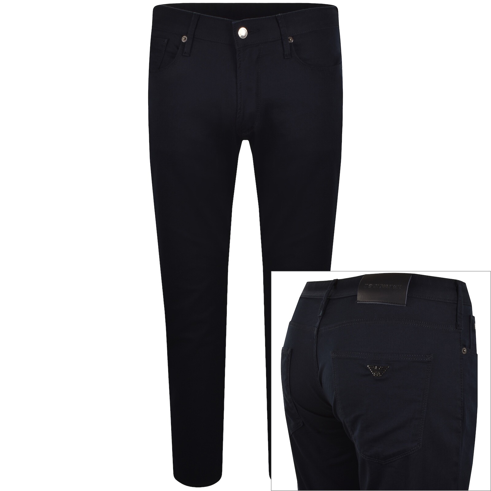 Emporio Armani J06 Slim Fit Trousers Navy
