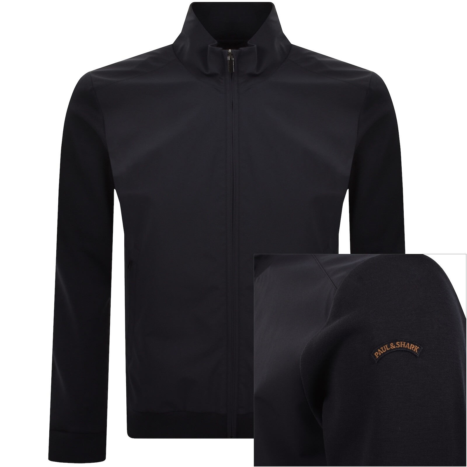 Paul And Shark Full Zip Hybrid Sweatshirt Navy