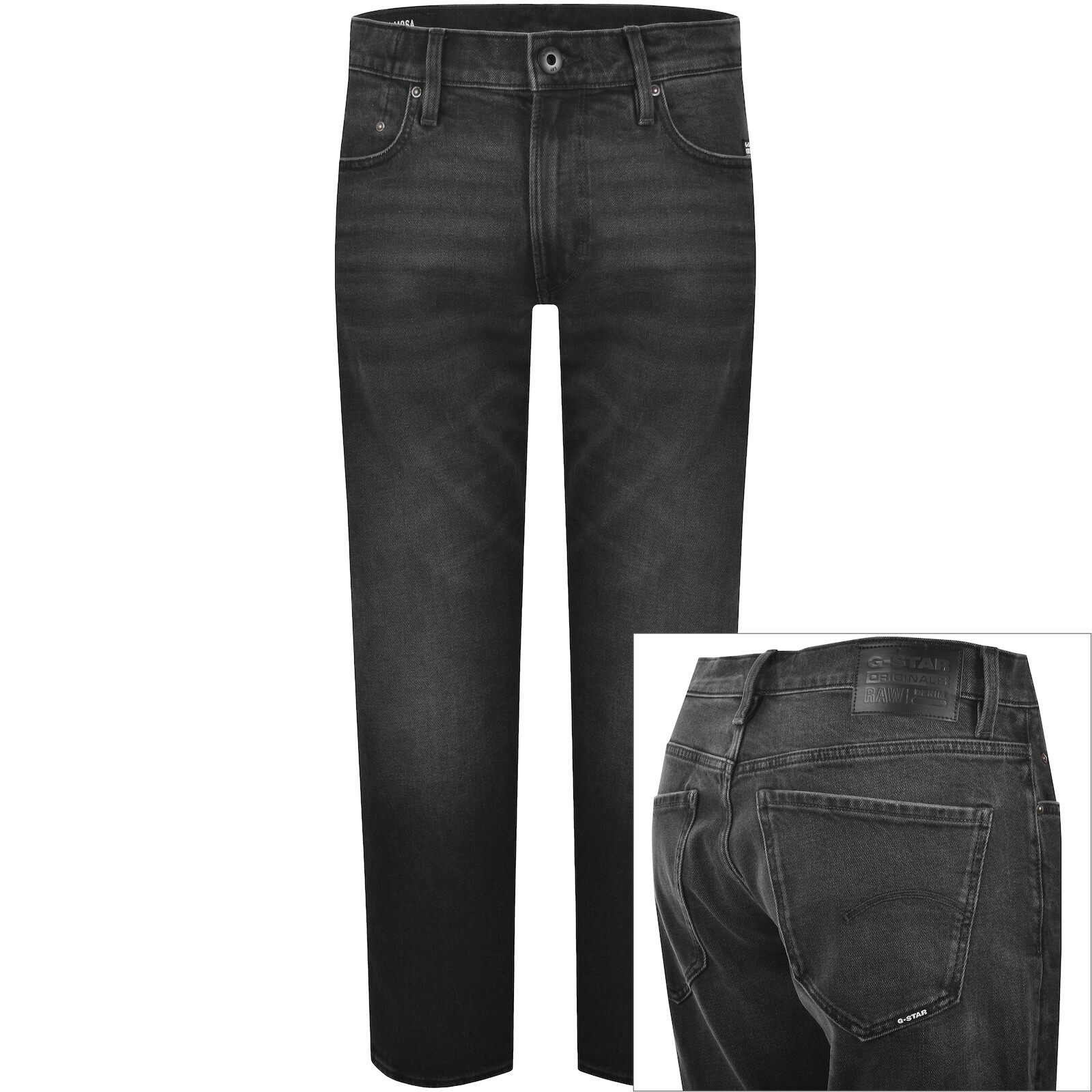 G-Star Raw Mosa Straight Fit Jeans Black