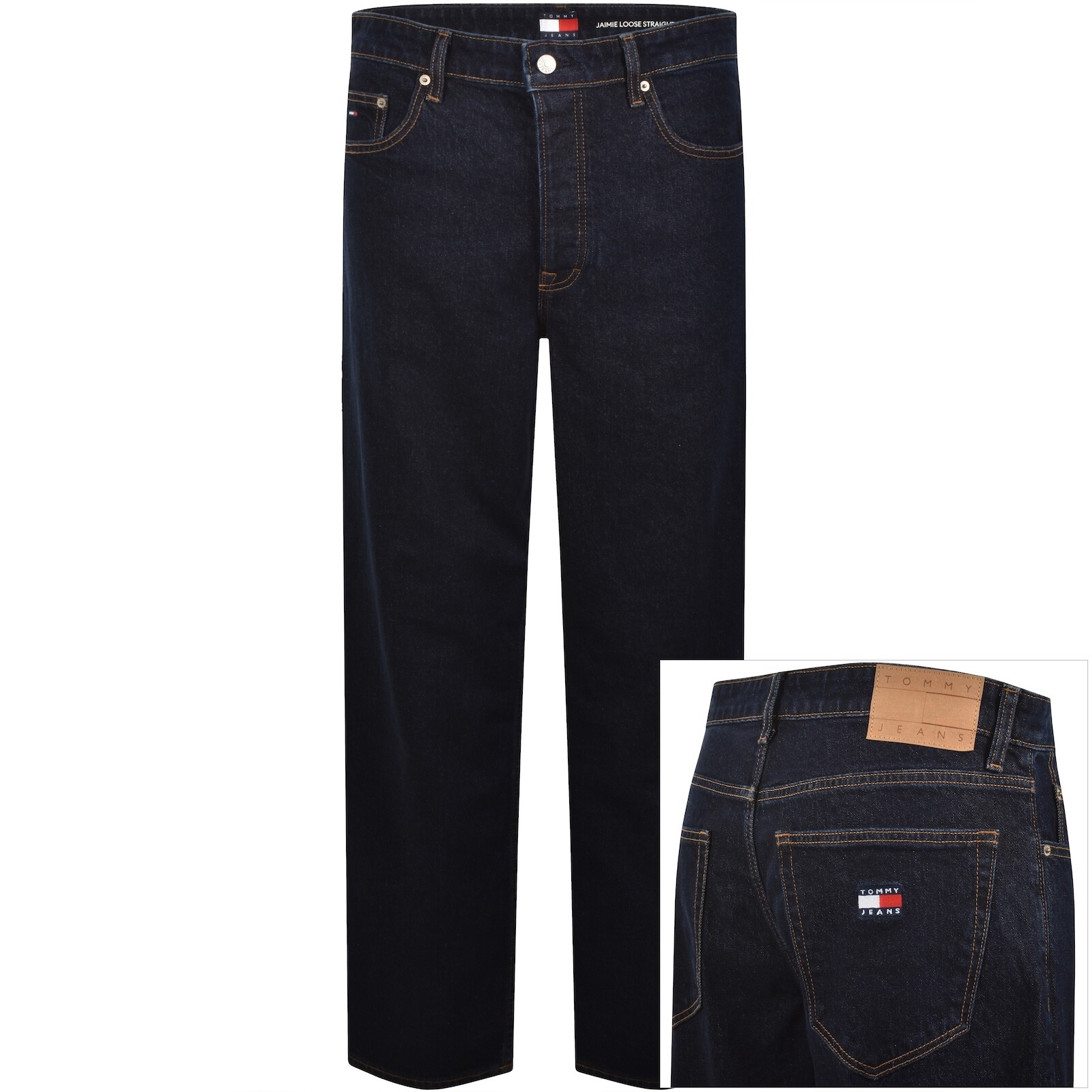 Tommy Jeans Jaimie Loose Fit Straight Jeans Blue