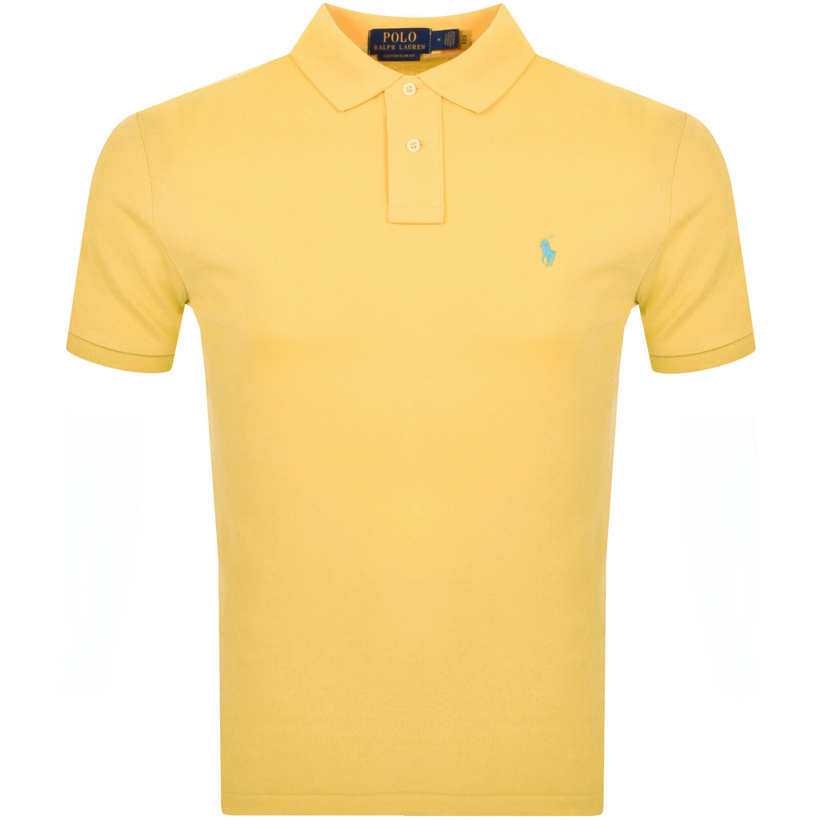 Ralph Lauren Custom Slim Fit Polo T Shirt Yellow