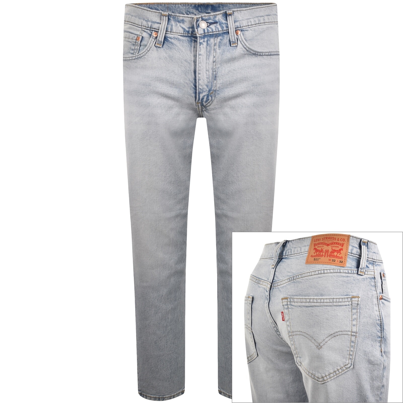 Levis 511 Slim Fit Stretch Jeans Blue